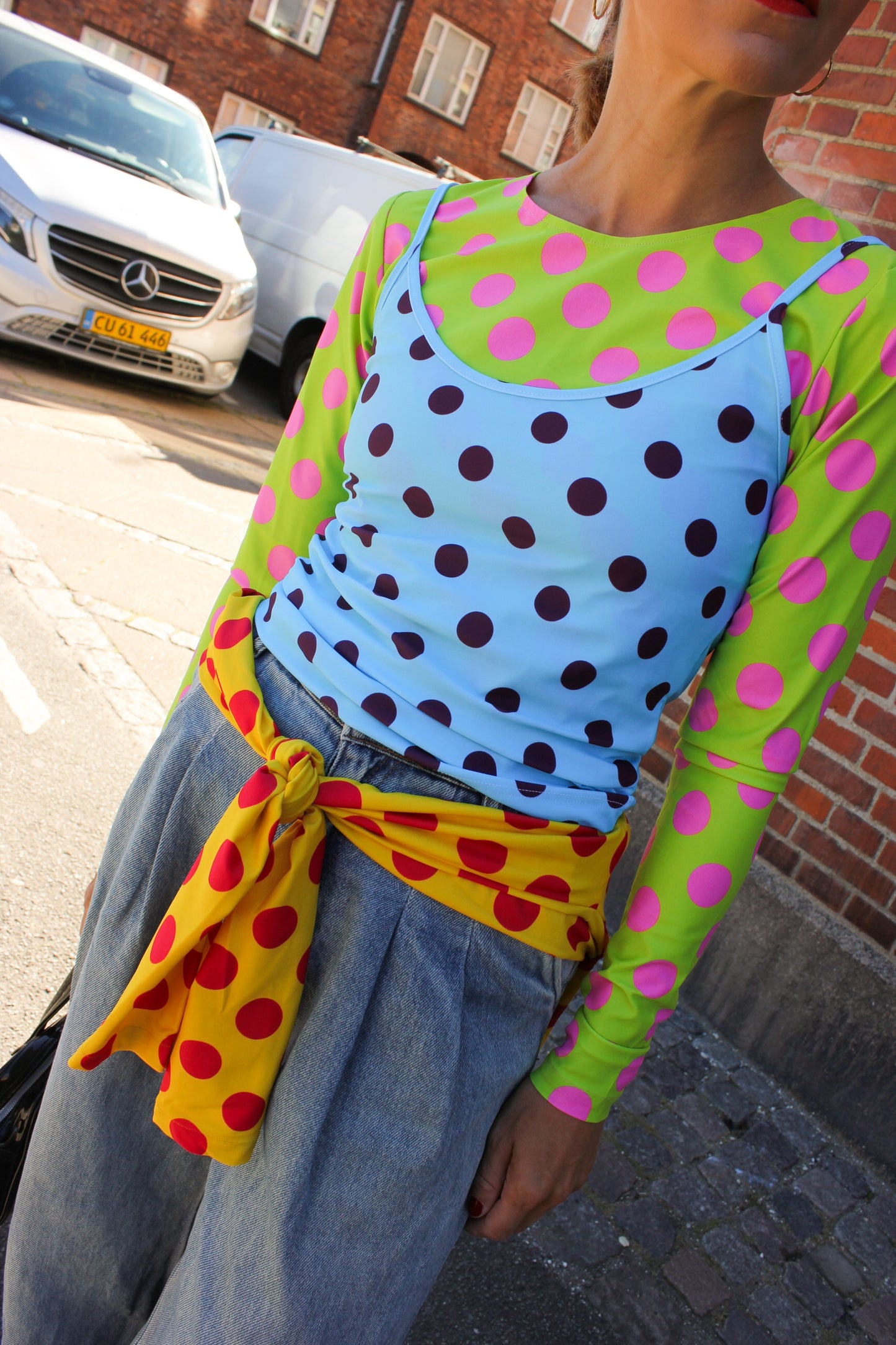 Balula Long Sleeve - Pizza Dots