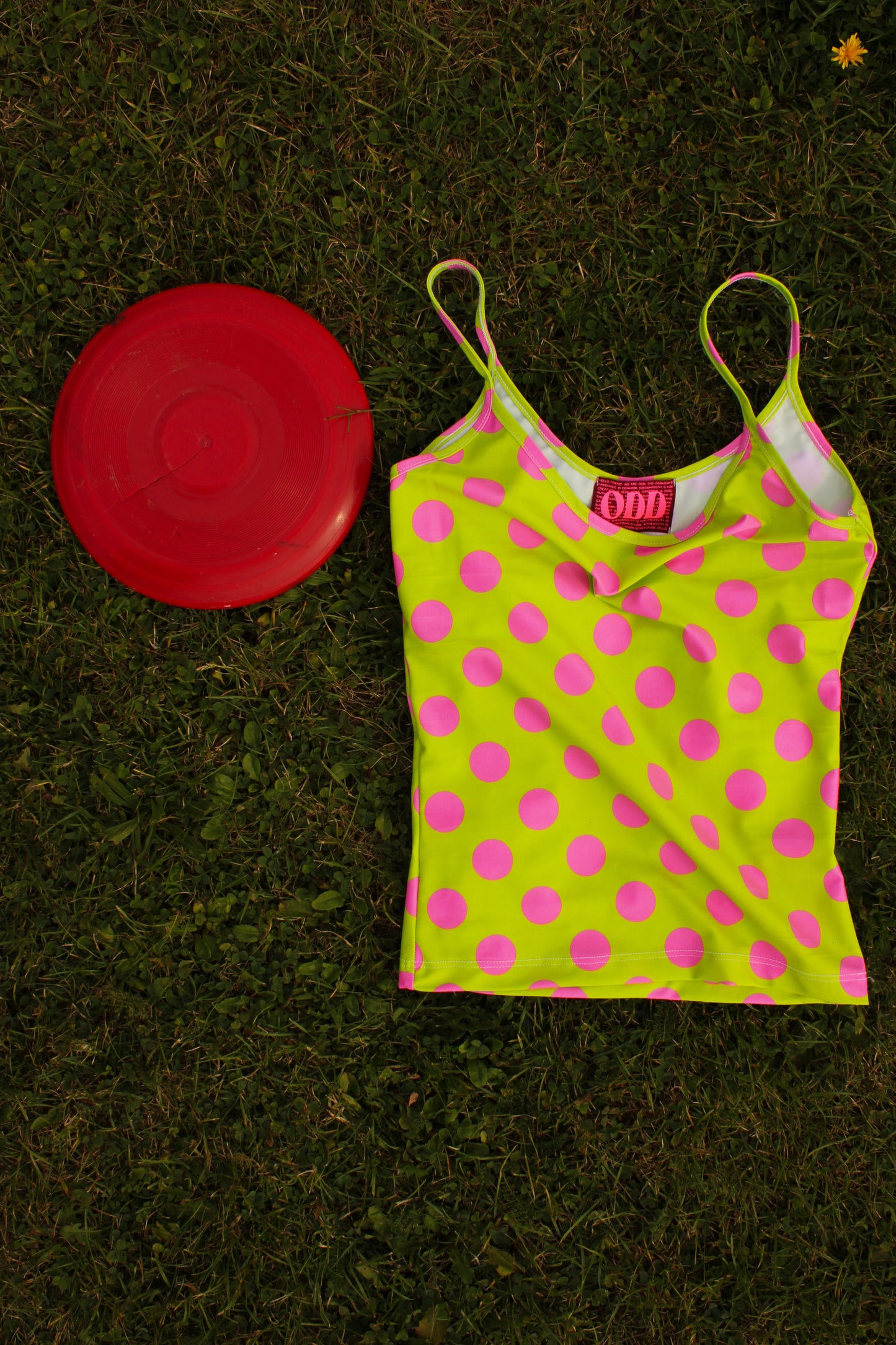 Balula Singlet - Pink Jelly Dots READY TO SHIP