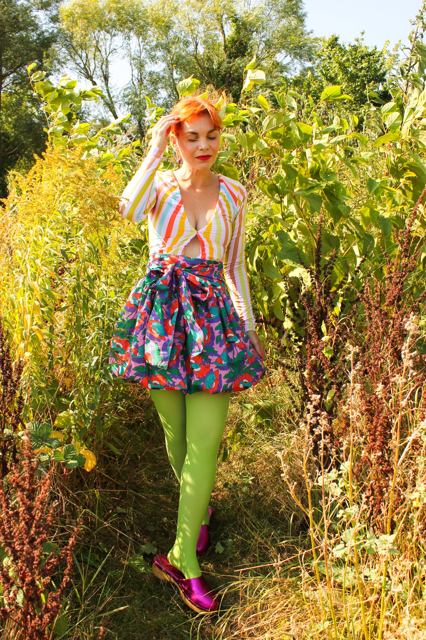 Sassy Top - Rainbow Stripes