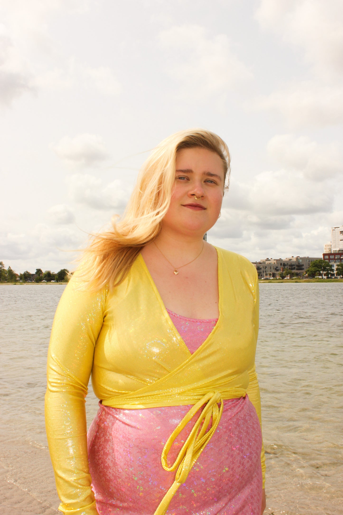 Hold Me Tight Wrap Top - Soft Baby Rose