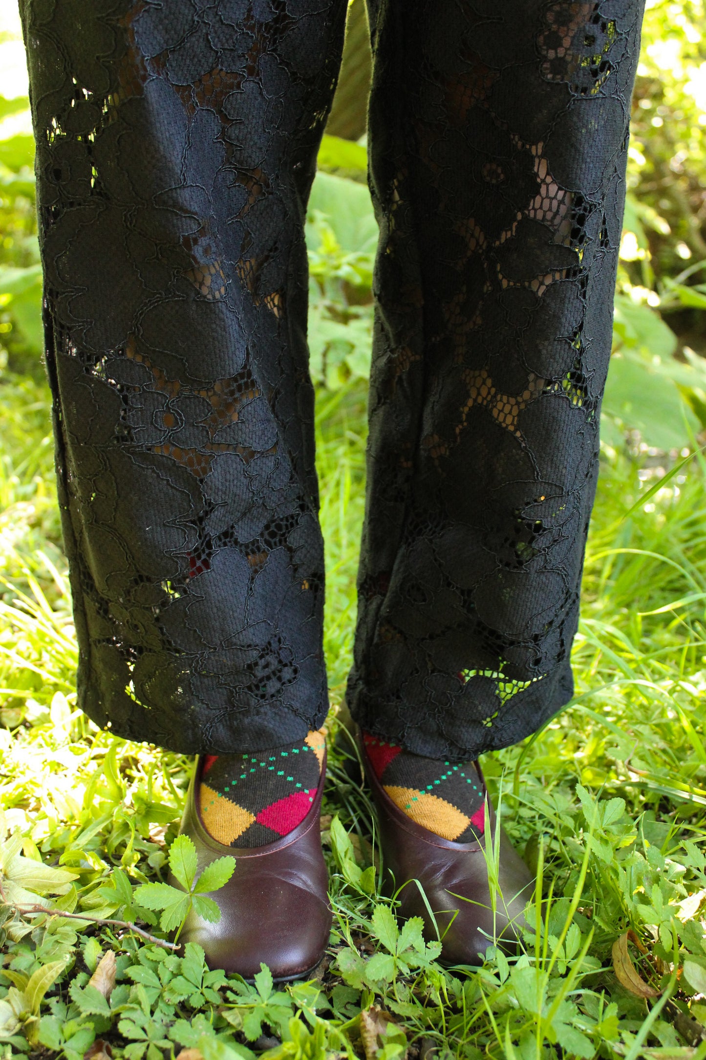 Prysselius Lace Pants - Night Sky Black