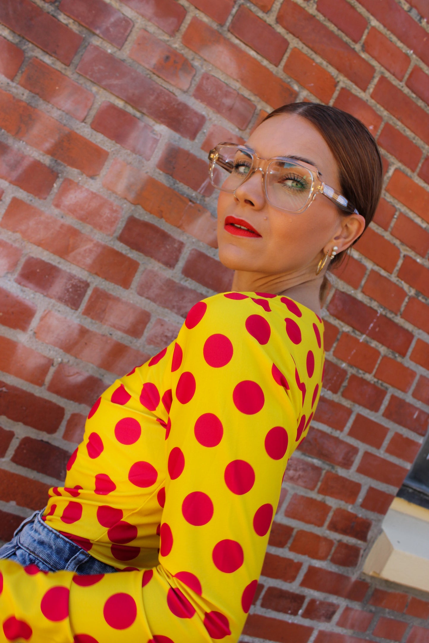 Balula Long Sleeve - Pizza Dots