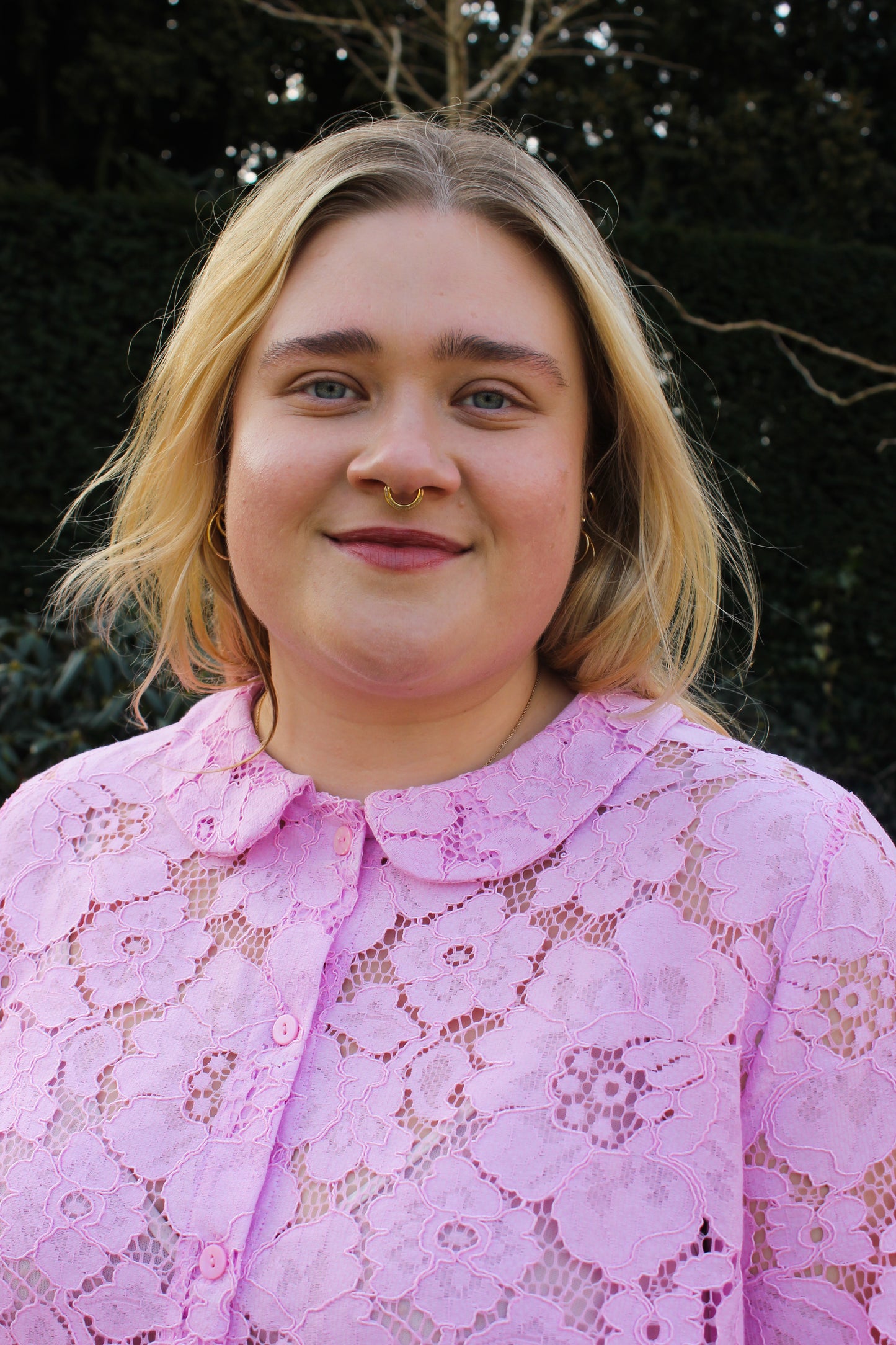 Prysselius Lace Shirt - Blushing Pink pre-order