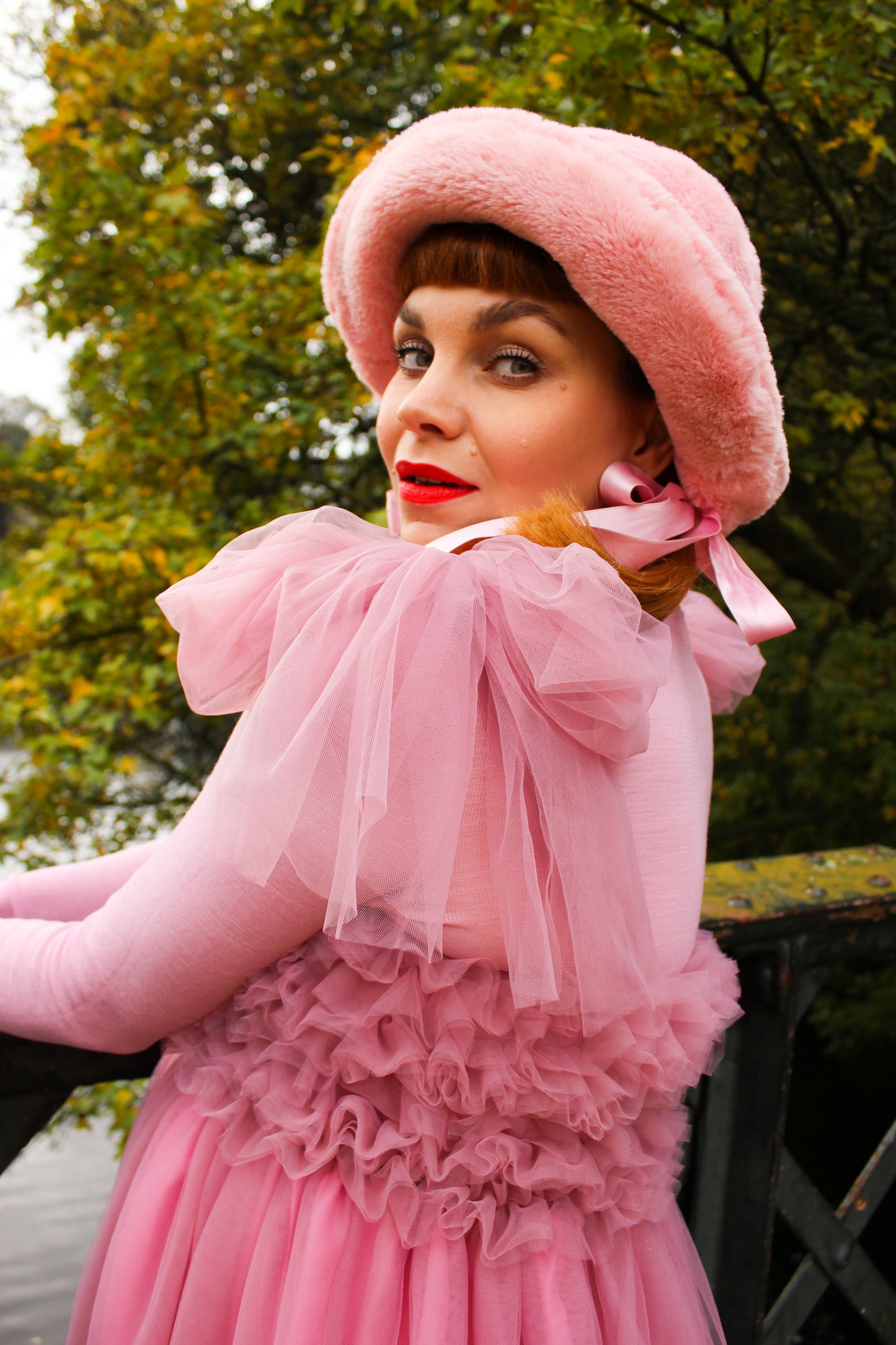 Fey Tulle Dress - Baby Rose