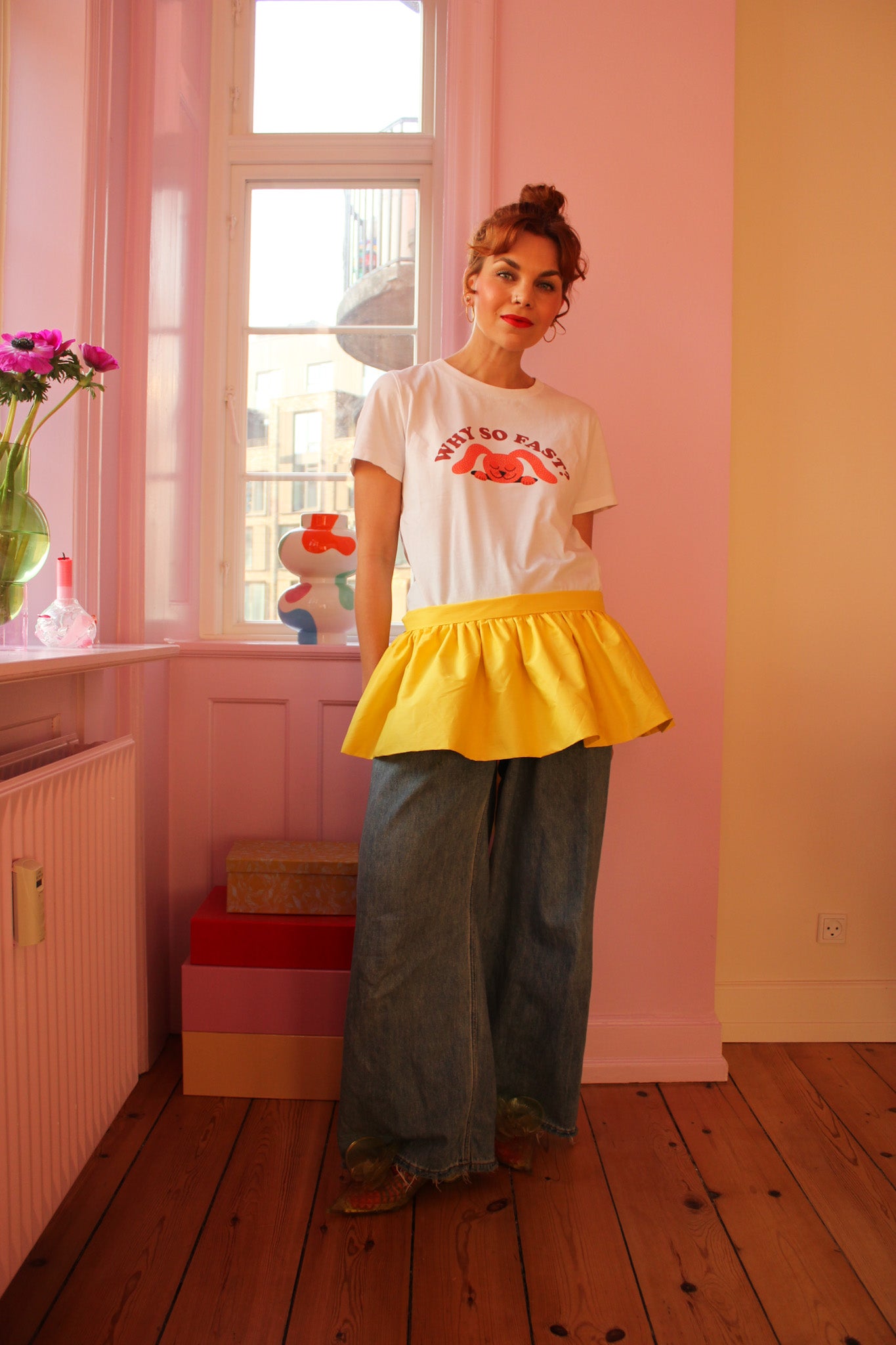 Bobbie Beam Wrap Skirt - Sunny Yellow