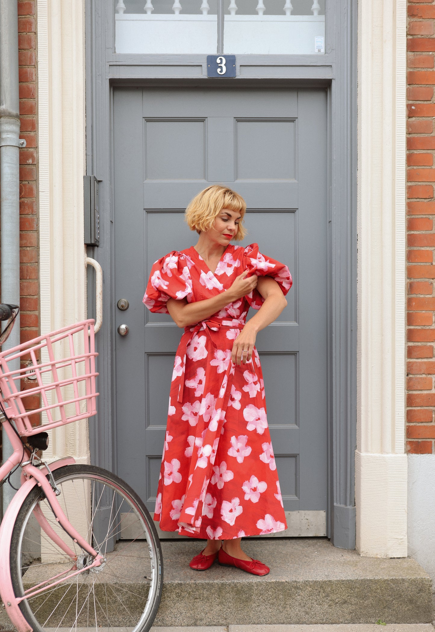 Hug Me Dress - Blodblomst