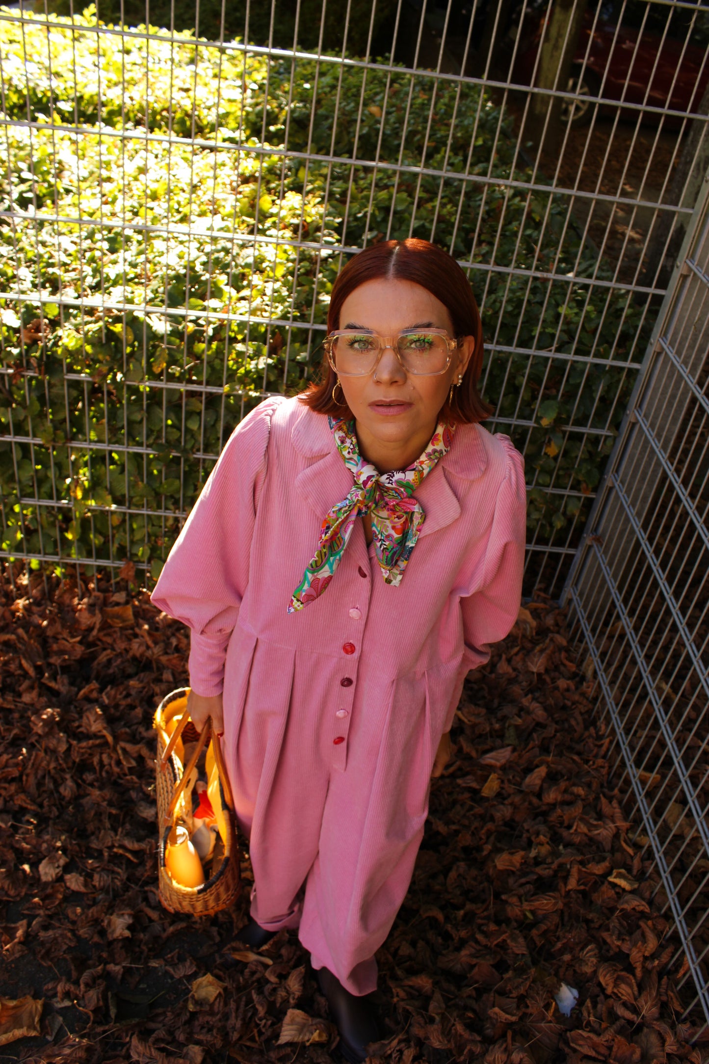 Barbara Balcony Jumpsuit - Corduroy Love Story
