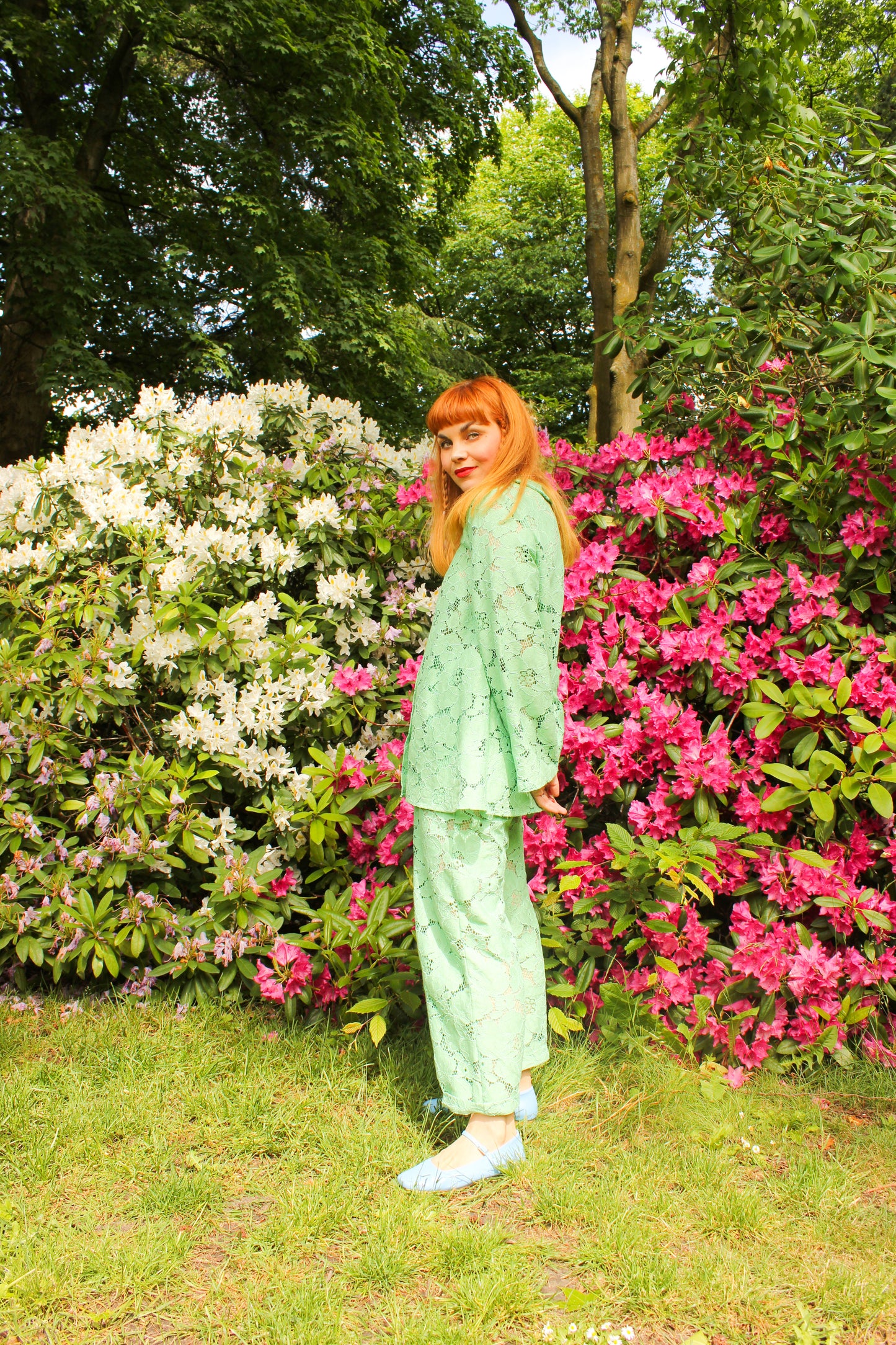 Prysselius Lace Shirt - Pistachio