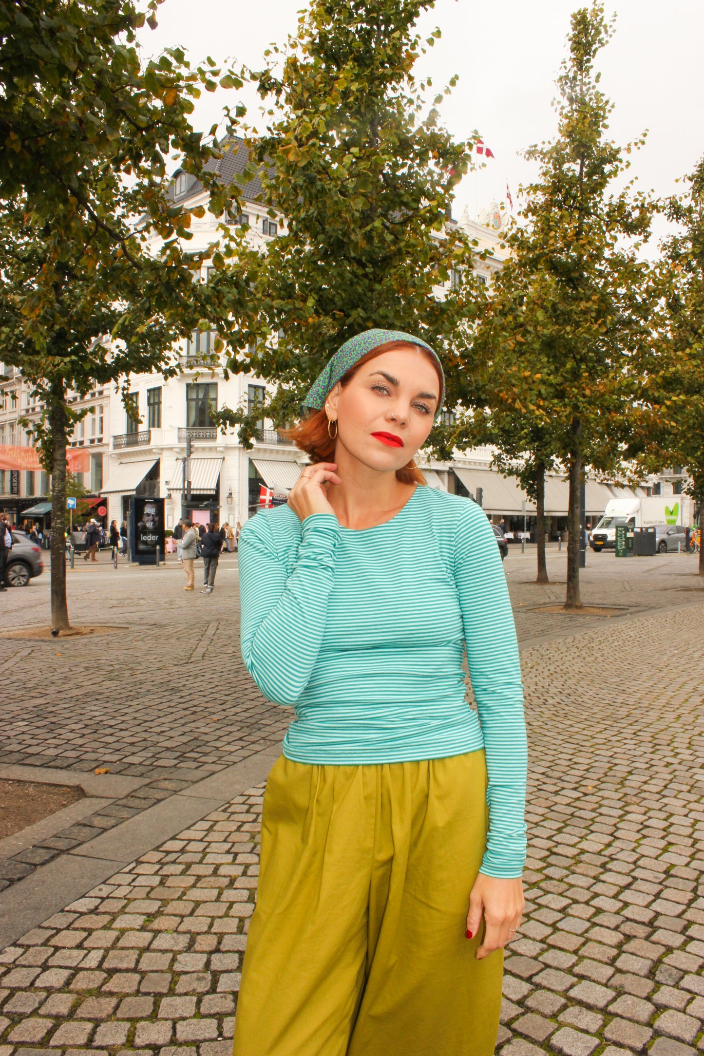 Balula Long Sleeve - Green and Blue Love Affair