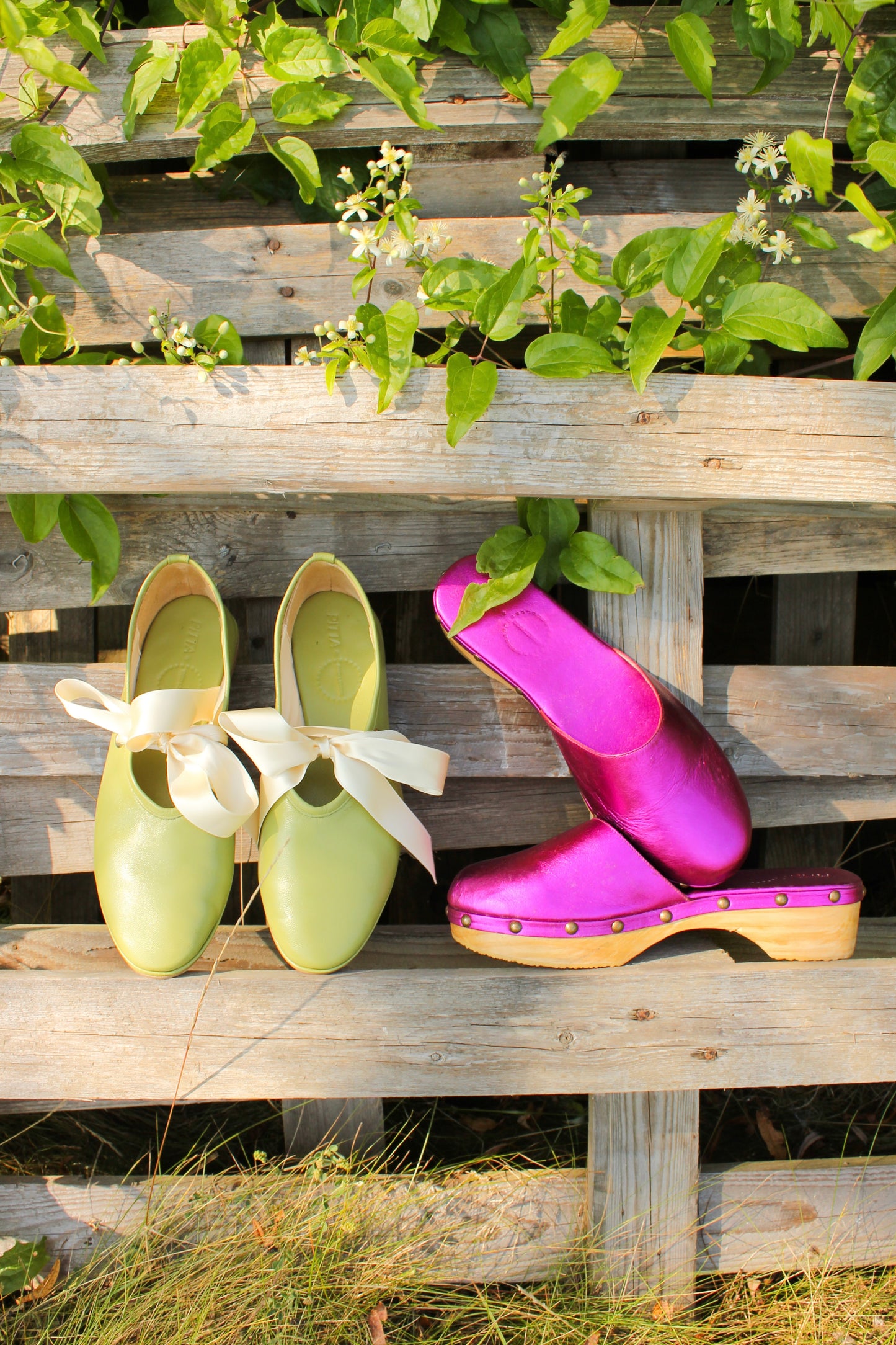 Odd Lemon x Pitta Clogs - Metallic Steps