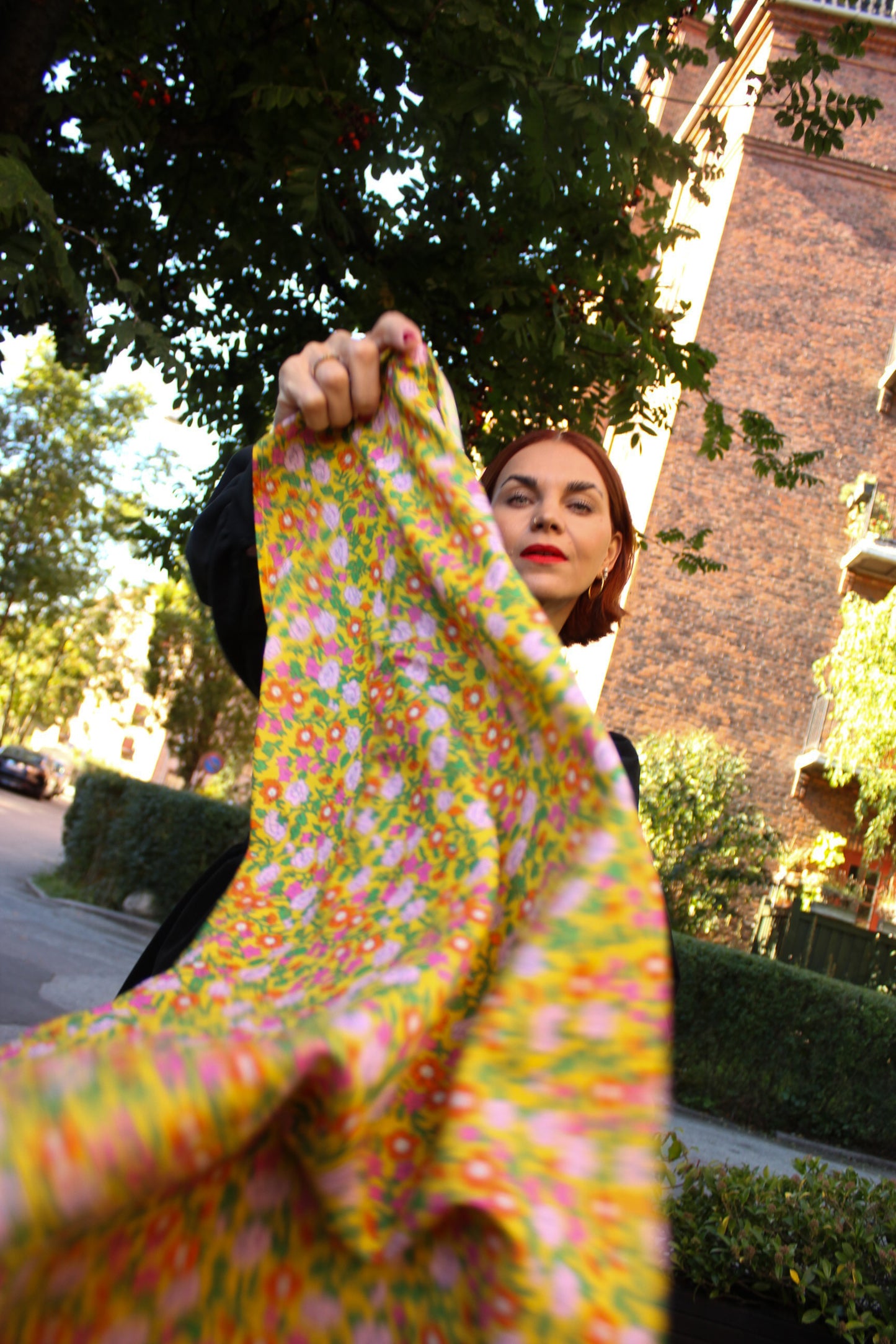 Fanny Scarf - Yellow Meadow READY TO SHIP