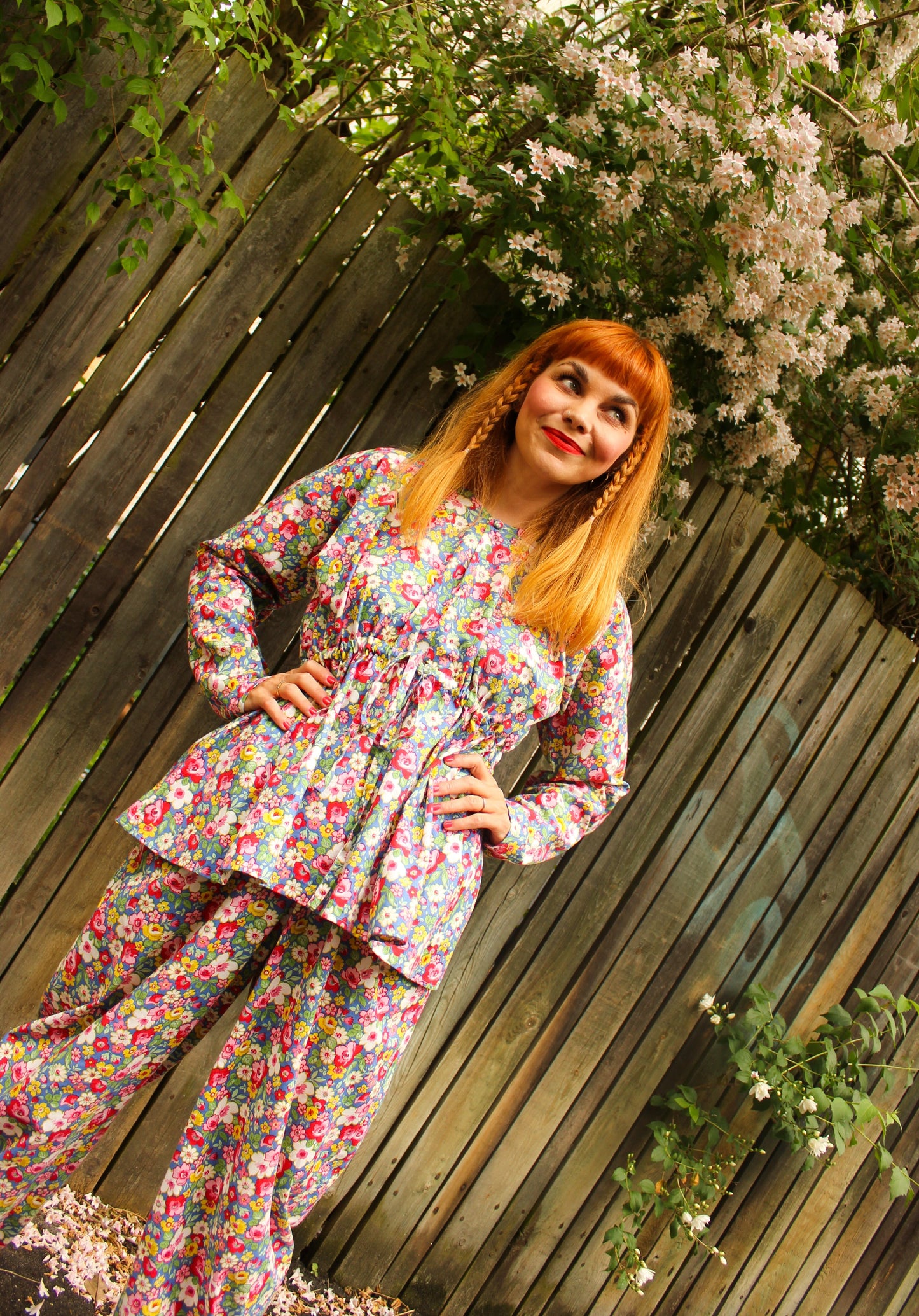 Boom Bloom Top - Blue Meadow
