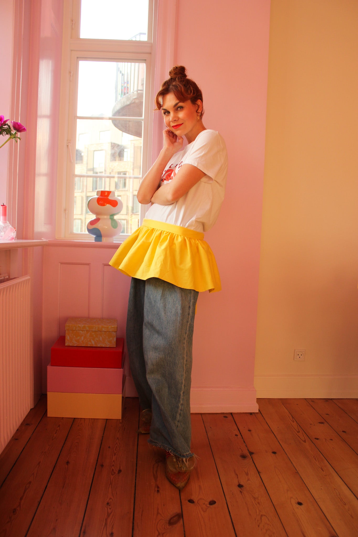 Bobbie Beam Wrap Skirt - Sunny Yellow
