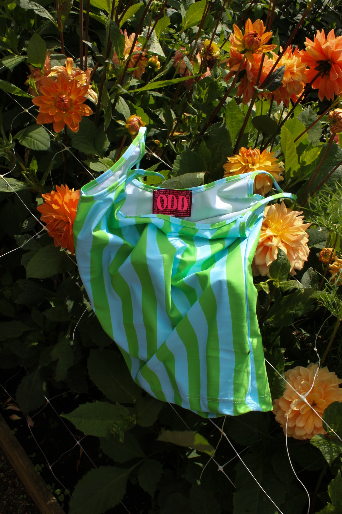 Balula Singlet - Fresh Apple Stripes READY-TO-SHIP