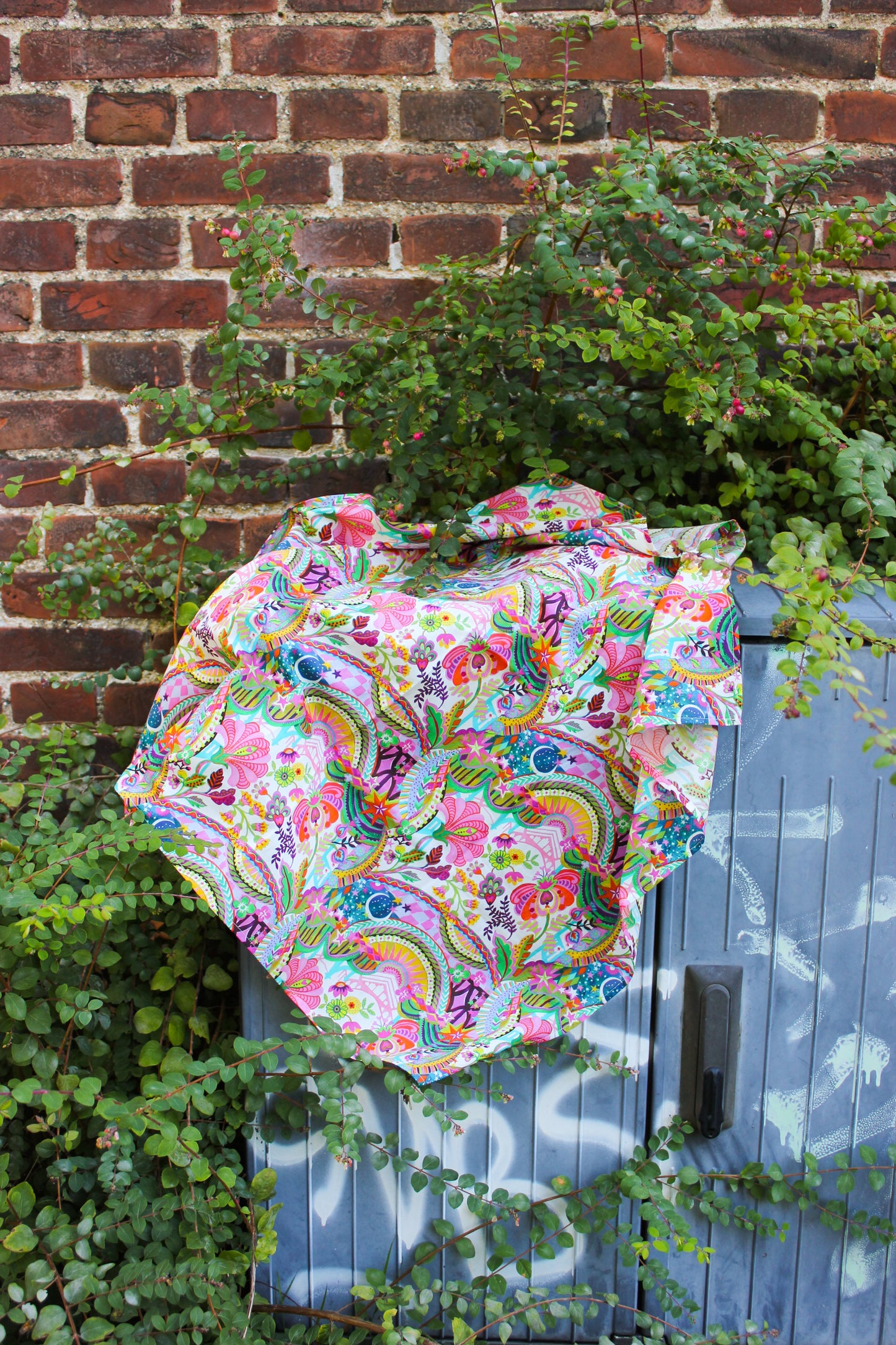 Fanny Scarf - Botanical Orangery READY TO SHIP