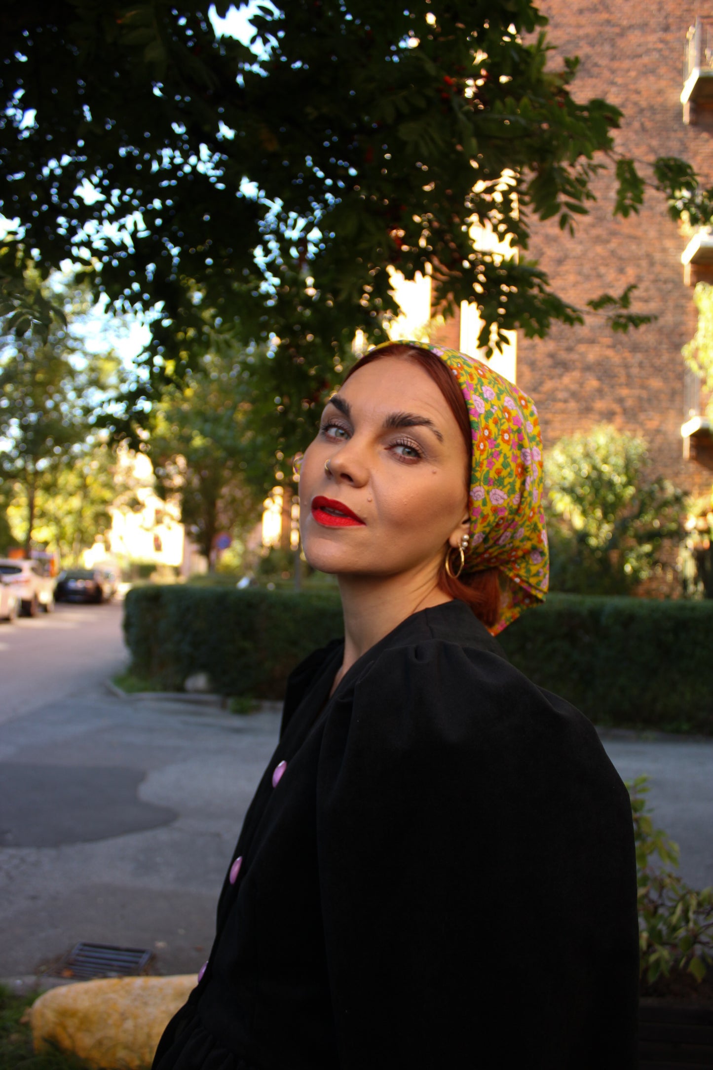 Fanny Scarf - Yellow Meadow READY TO SHIP