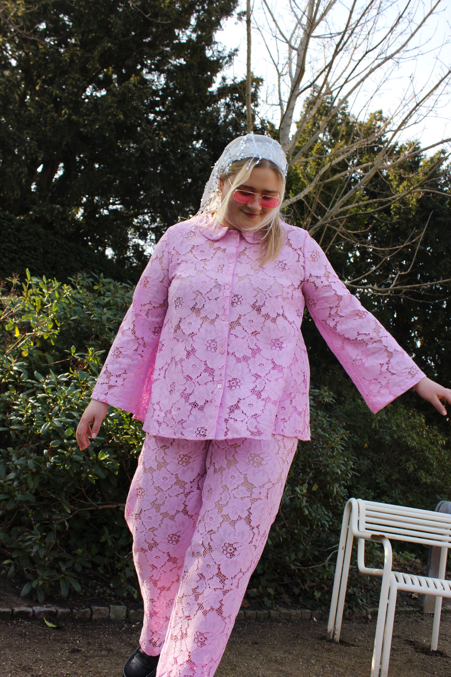 Prysselius Lace Shirt - Blushing Pink pre-order