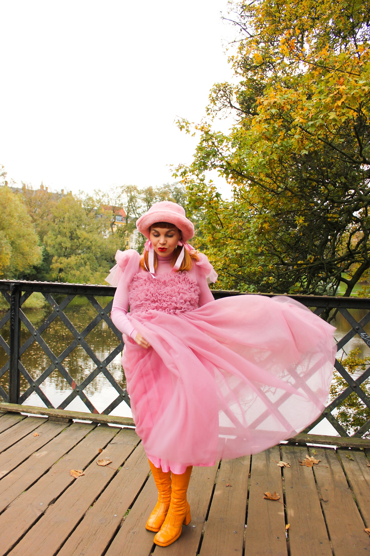 Fey Tulle Dress - Baby Rose