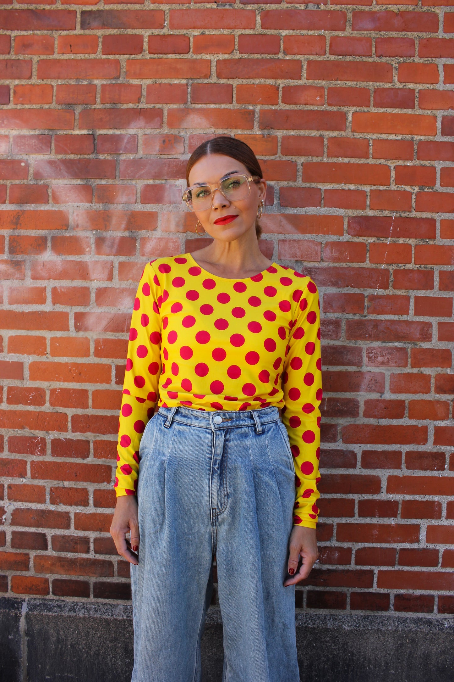 Balula Long Sleeve - Pizza Dots