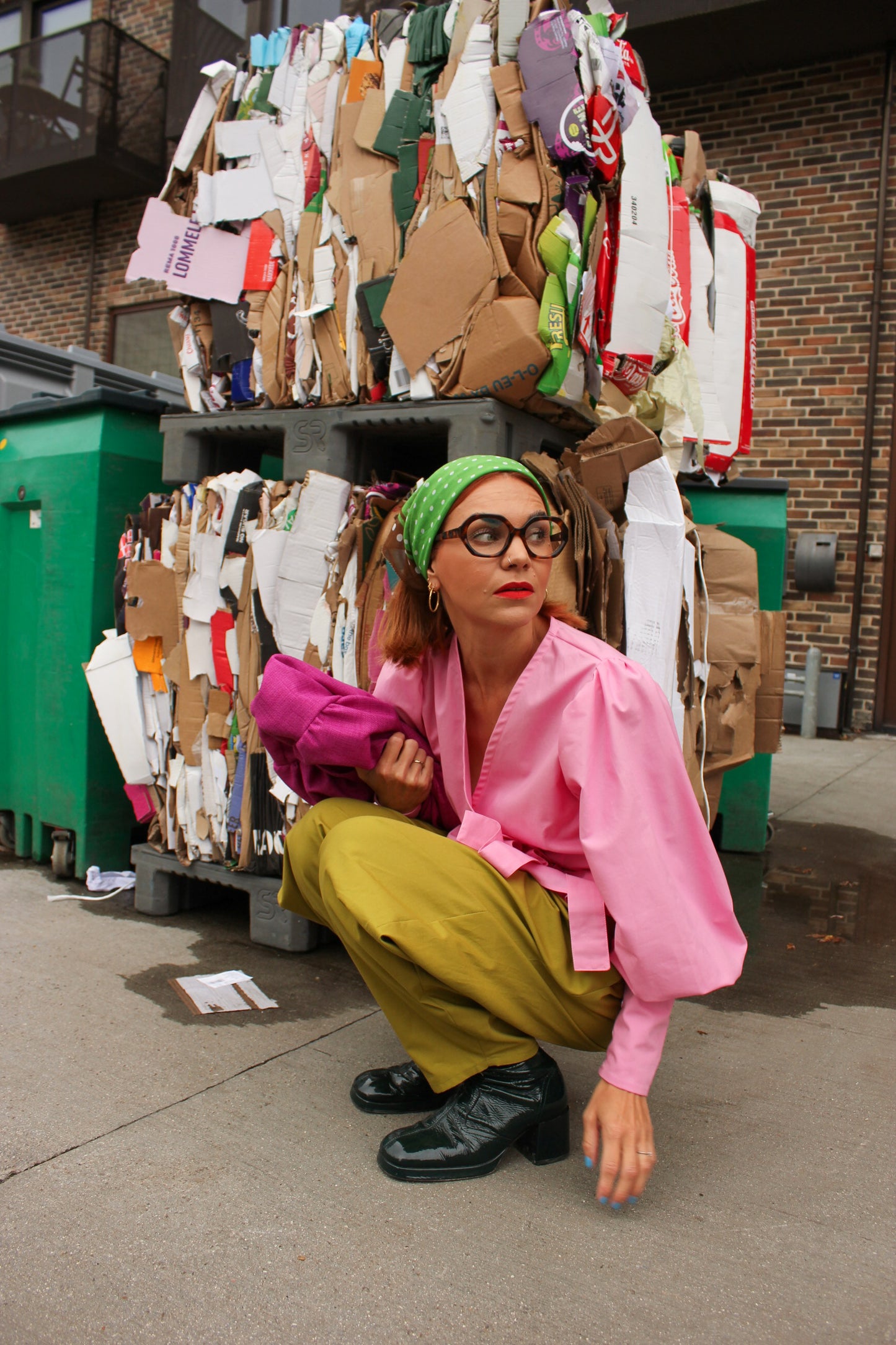 Boom Balloon Pants - Urban Moss