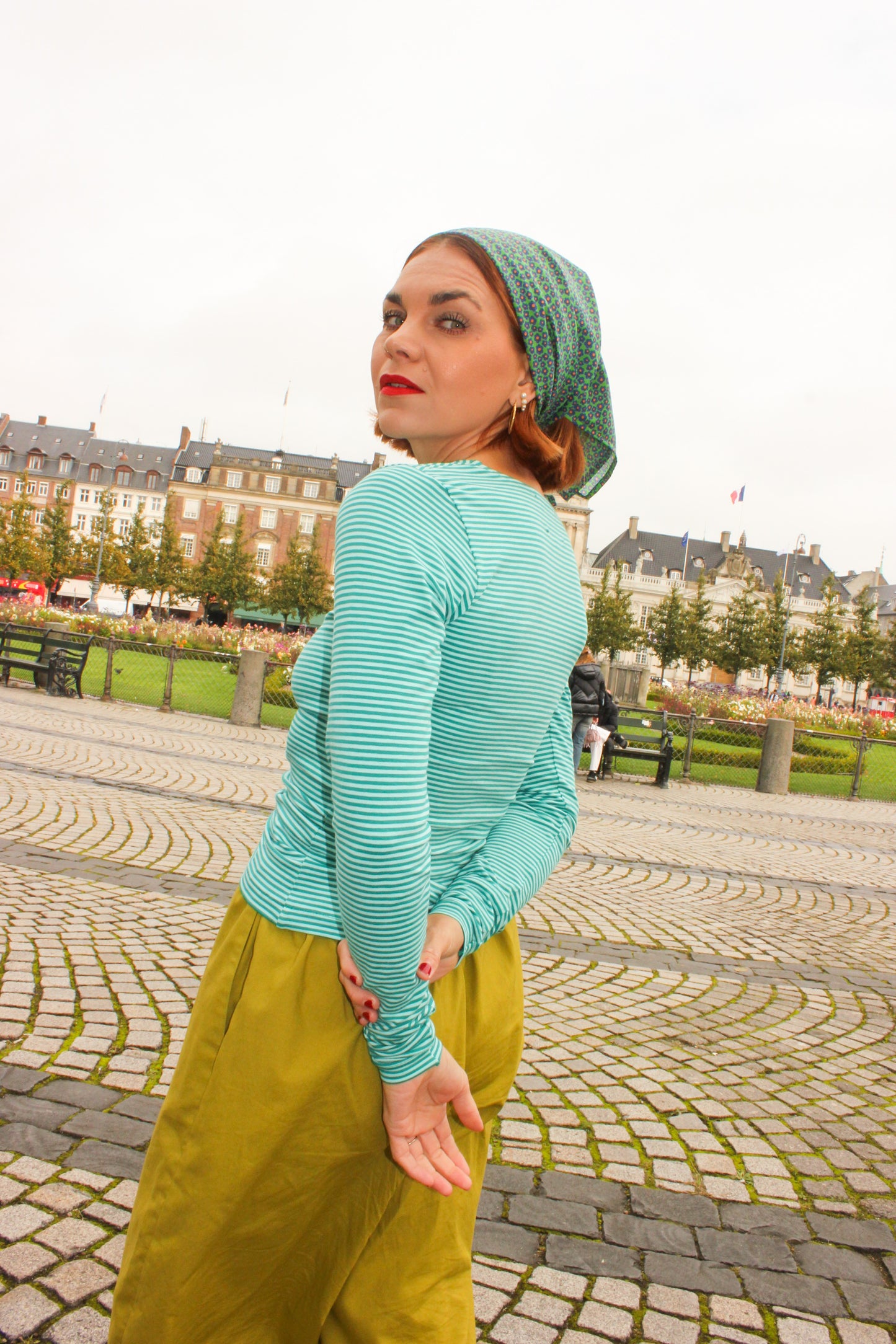 Balula Long Sleeve - Green and Blue Love Affair