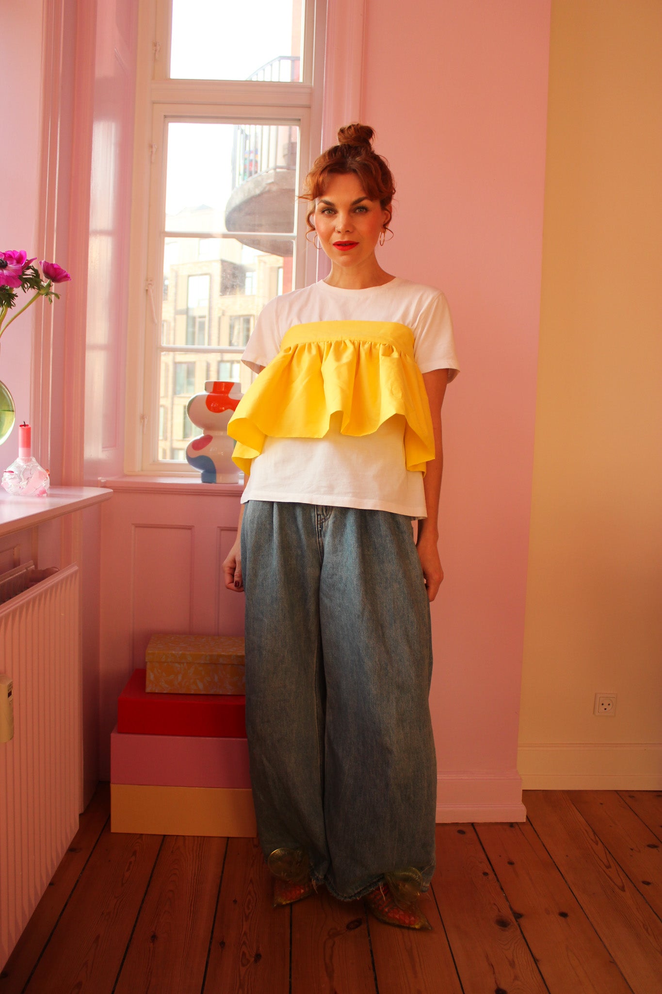 Bobbie Beam Wrap Skirt - Sunny Yellow