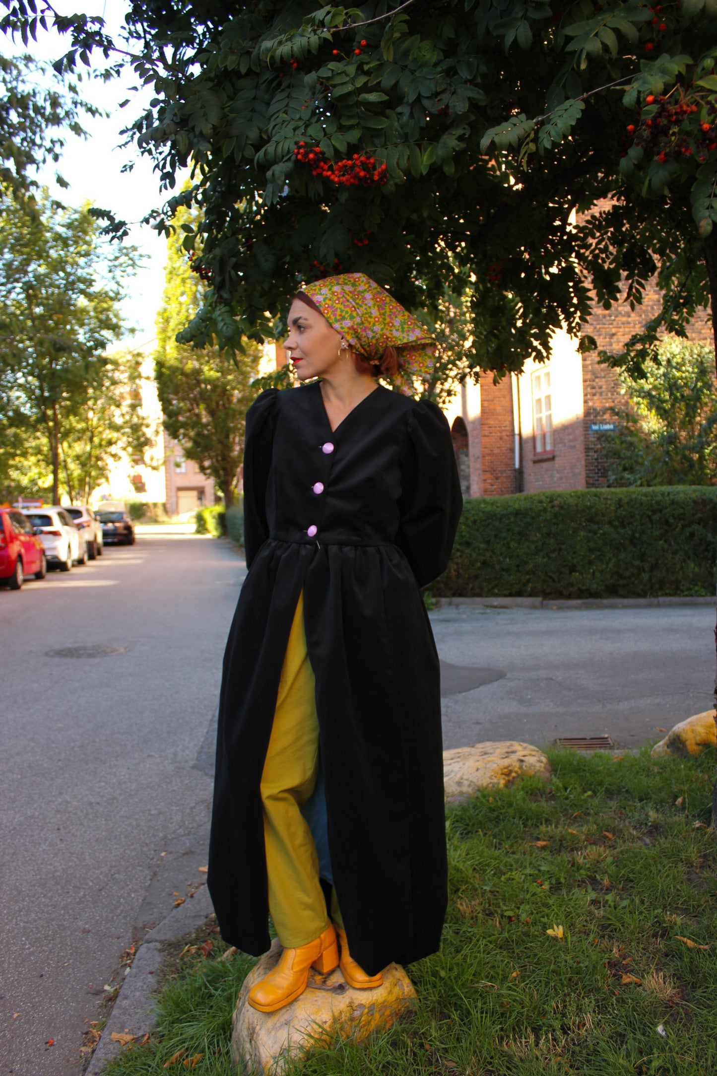 Fanny Scarf - Yellow Meadow READY TO SHIP