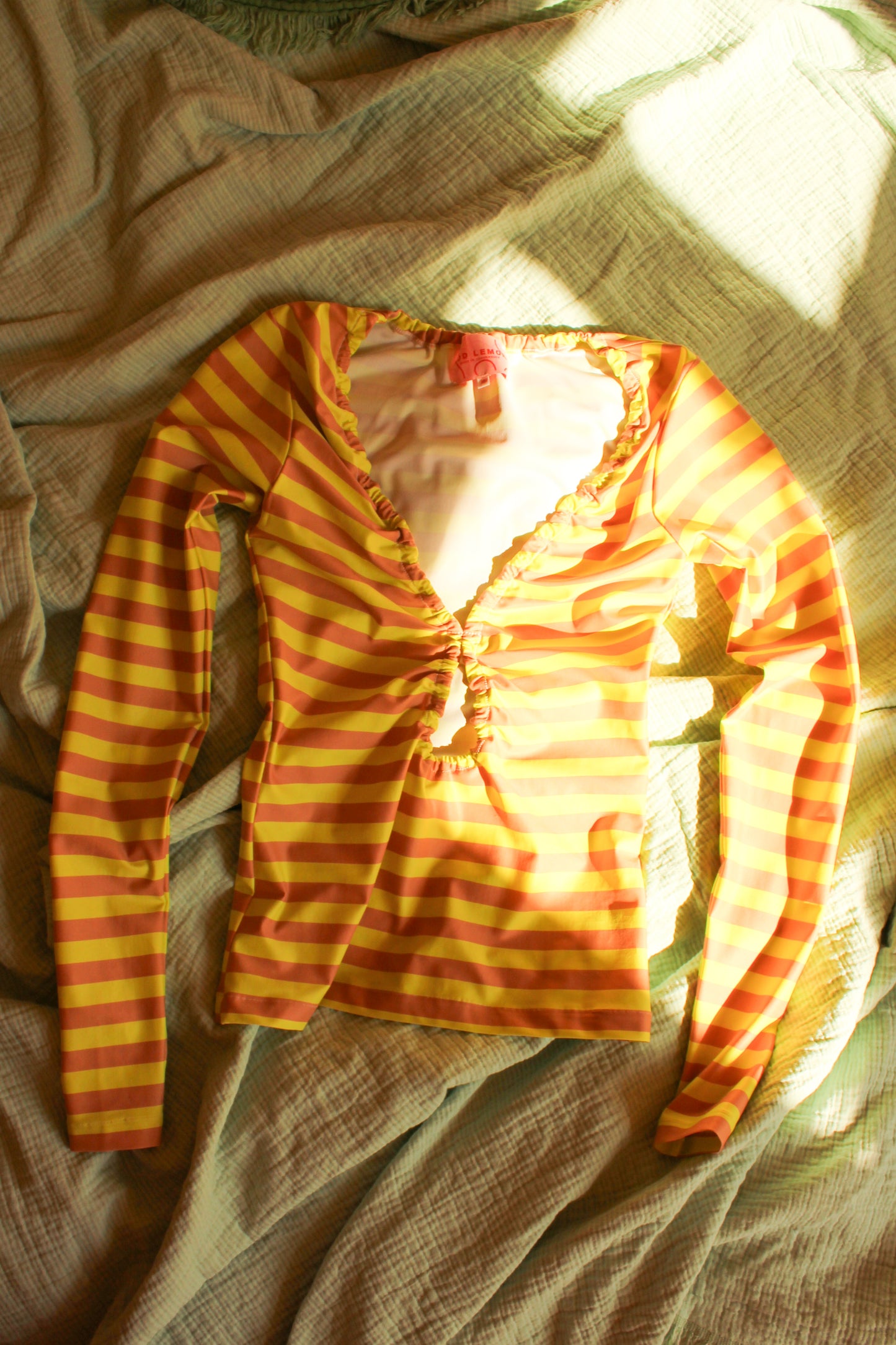 Sassy Top - Sunflower stripes