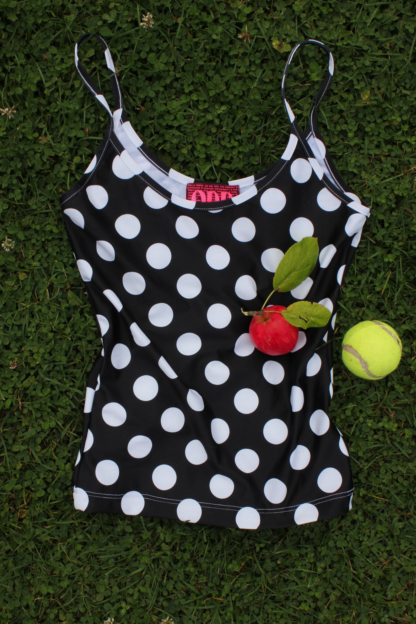 Balula Singlet - Black Dottie READY TO SHIP