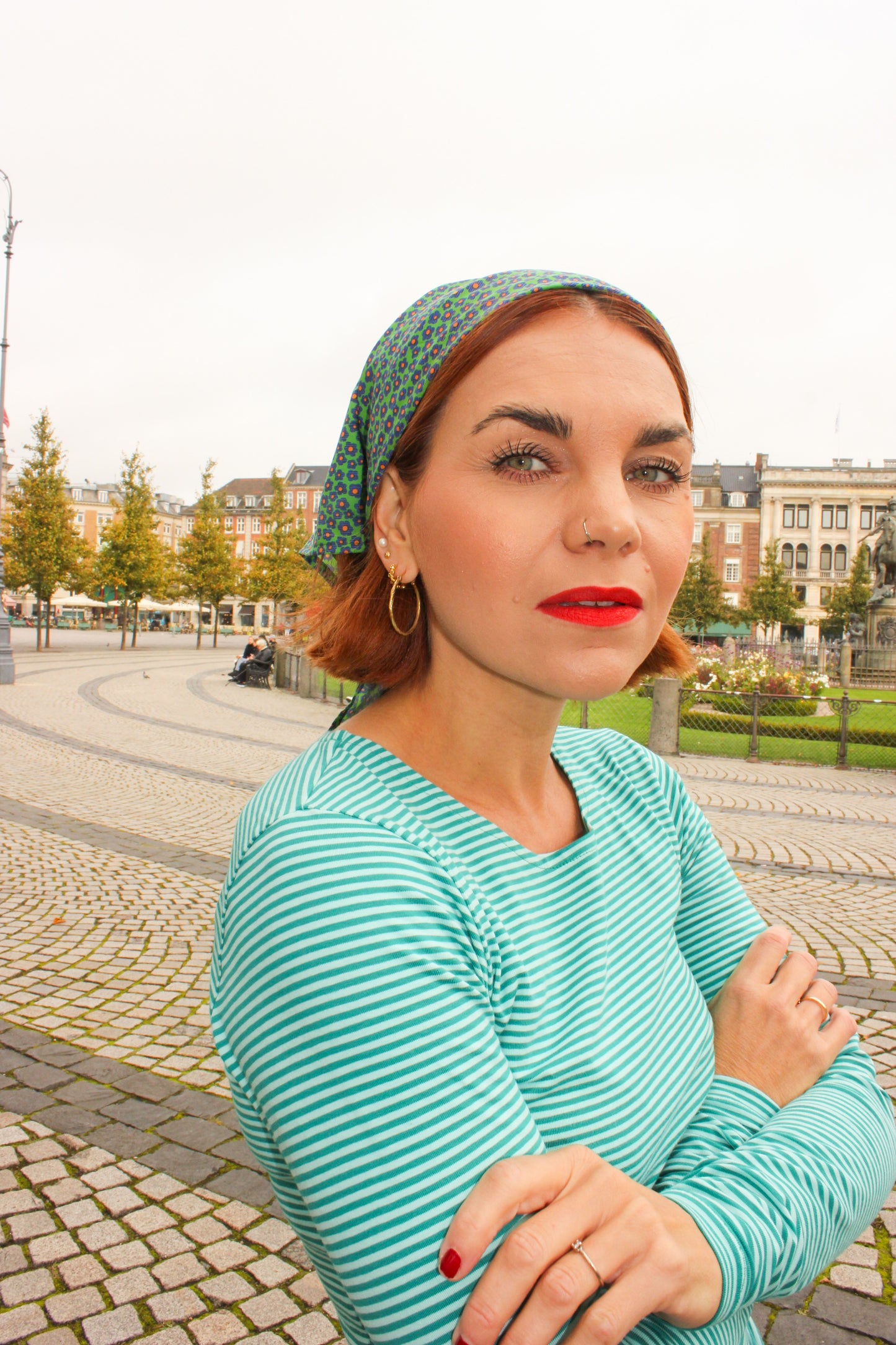 Balula Long Sleeve - Green and Blue Love Affair