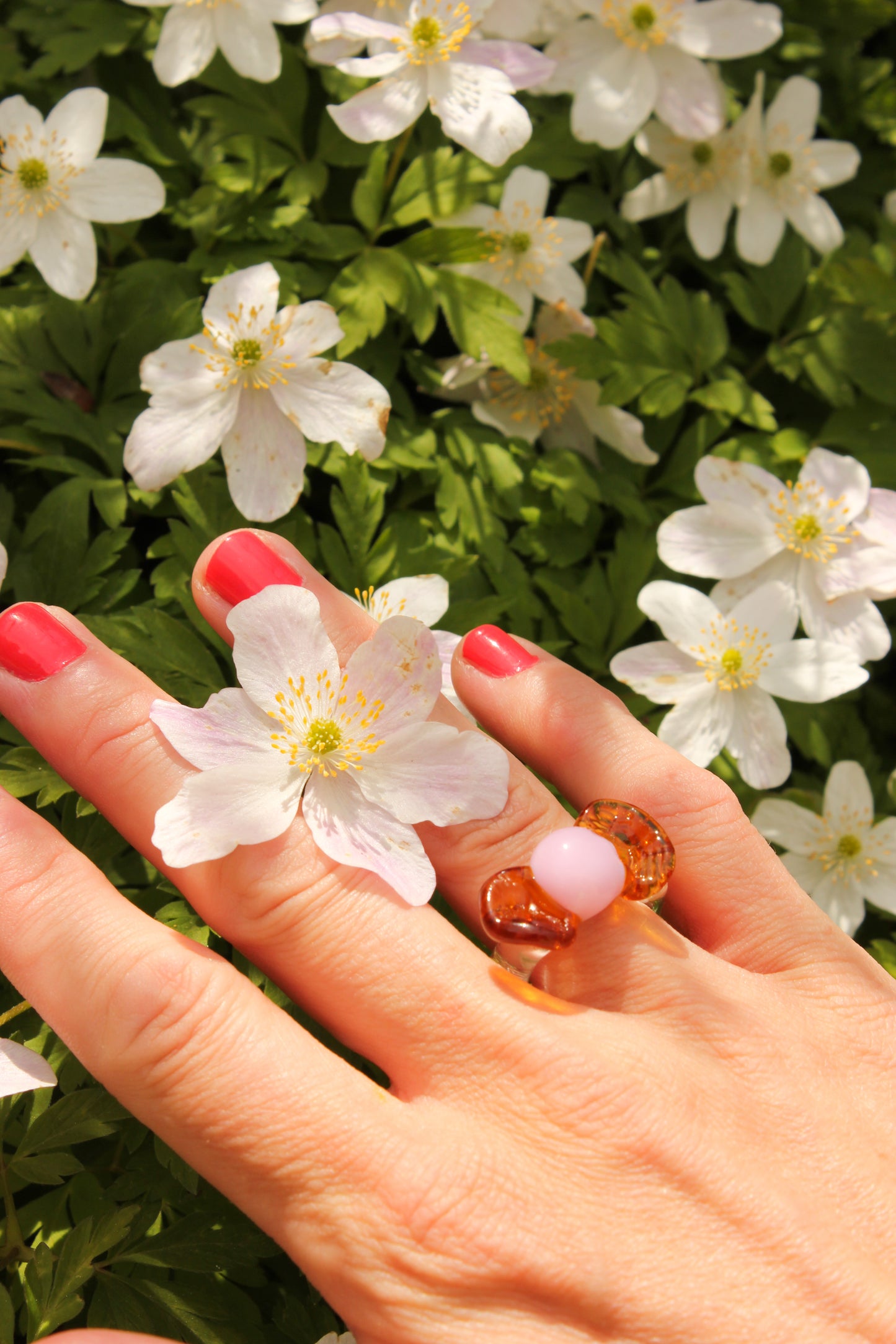 ODD LEMON x VIVIAN ALARCÓN Glass Ring
- Pink Baby Bite