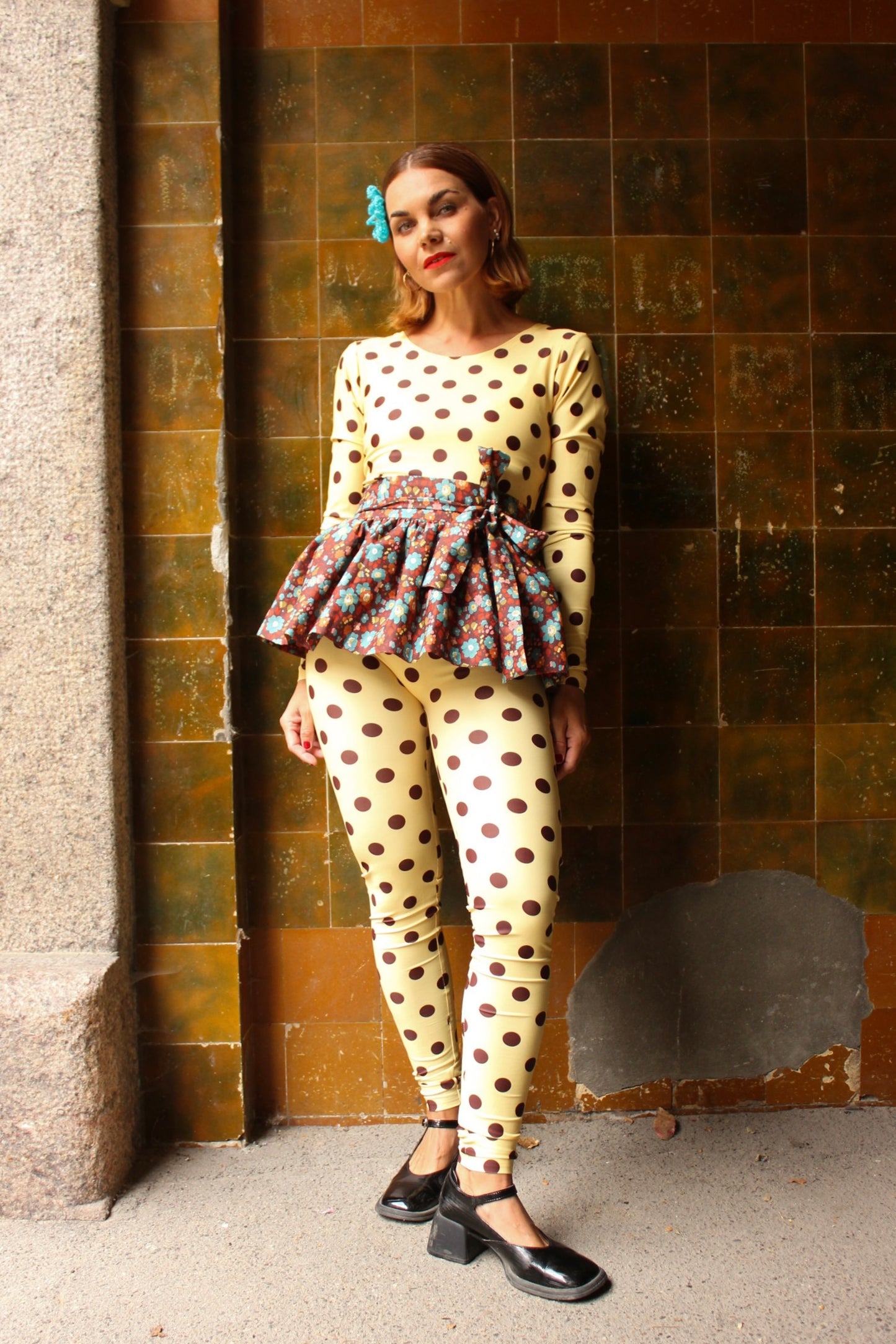Funsie Onesie - Butter Dots
