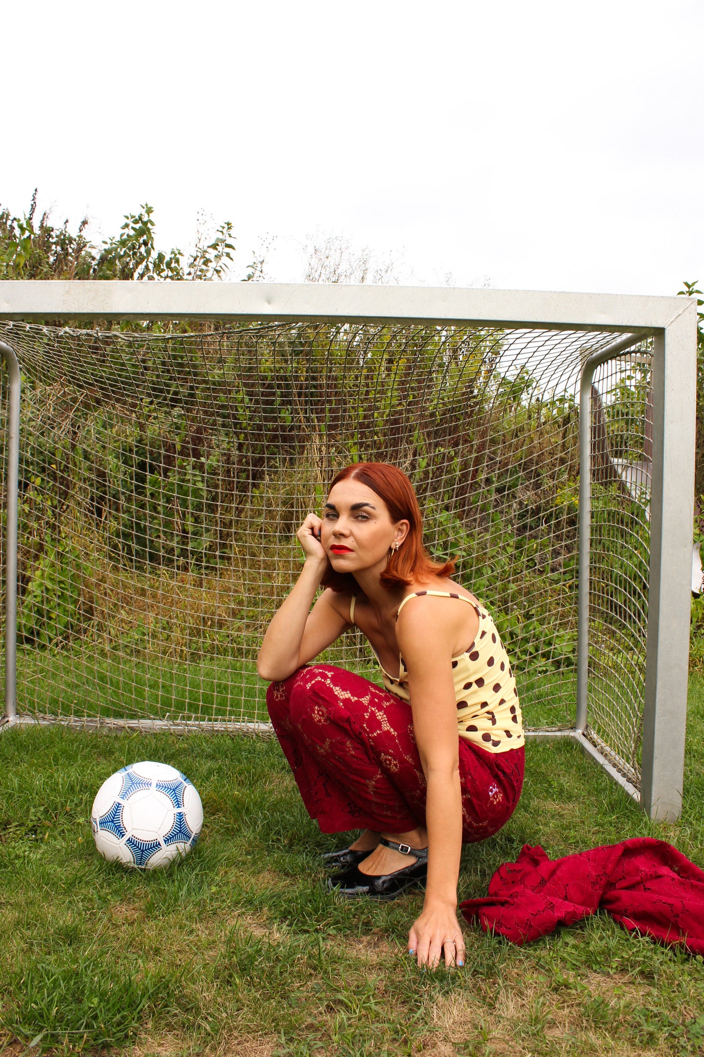 Balula Singlet - Butter Dots READY TO SHIP
