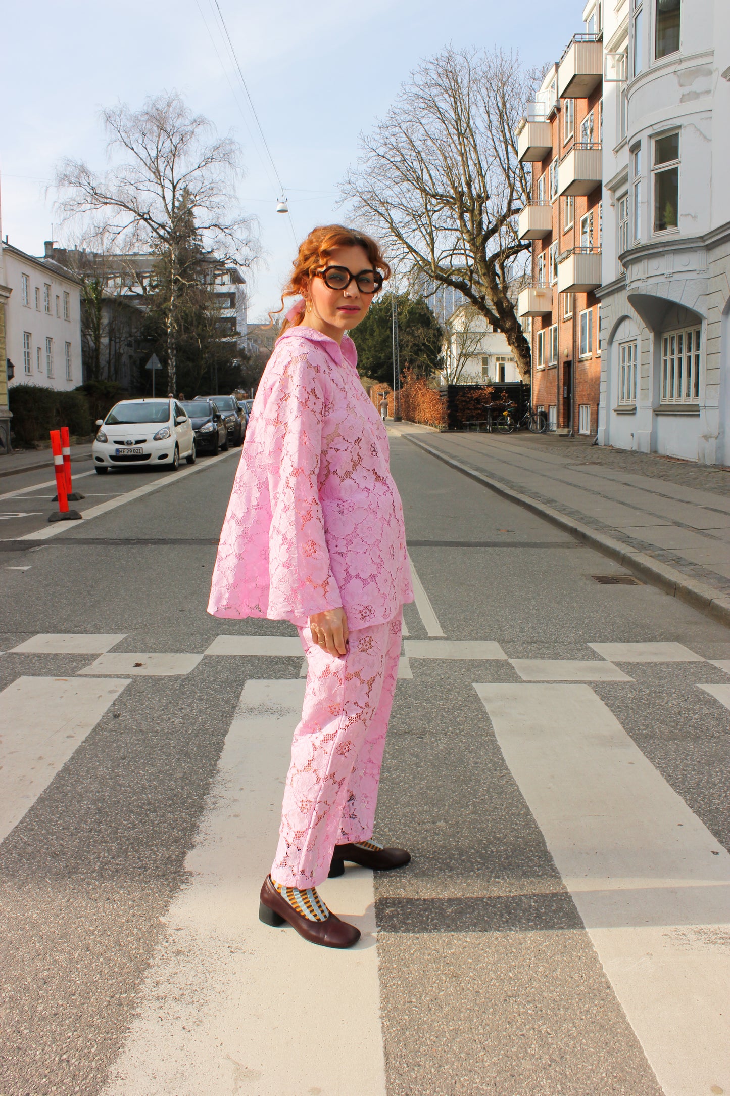 Prysselius Lace Shirt - Blushing Pink pre-order