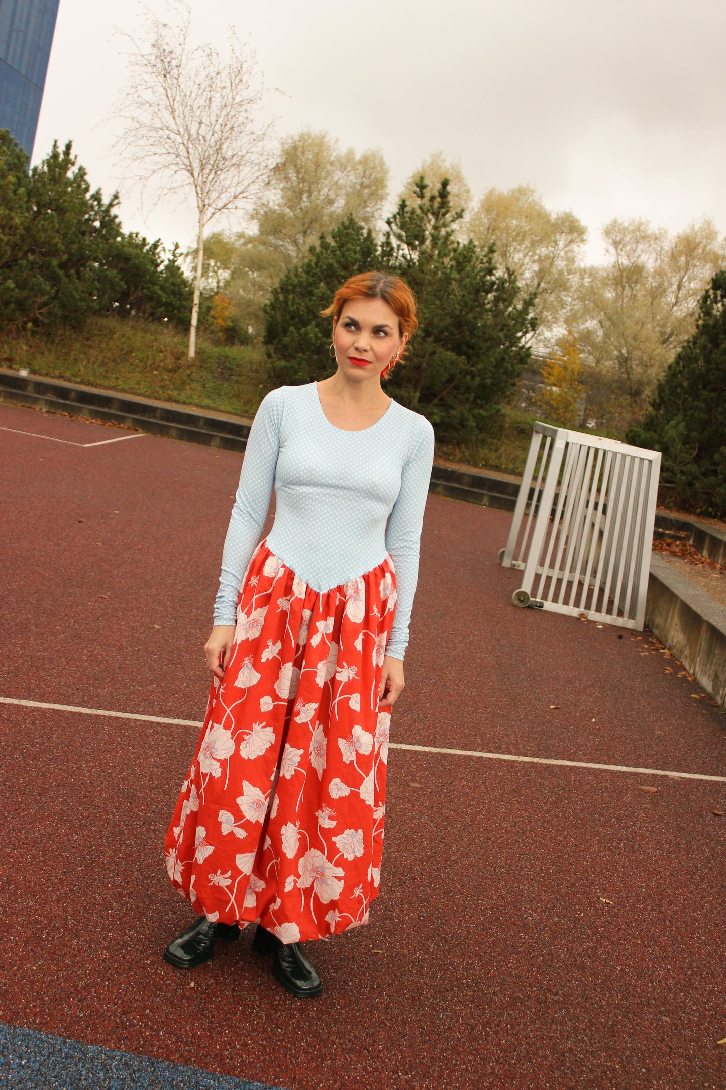 Almost A Prom Dress - Soft Drama Red