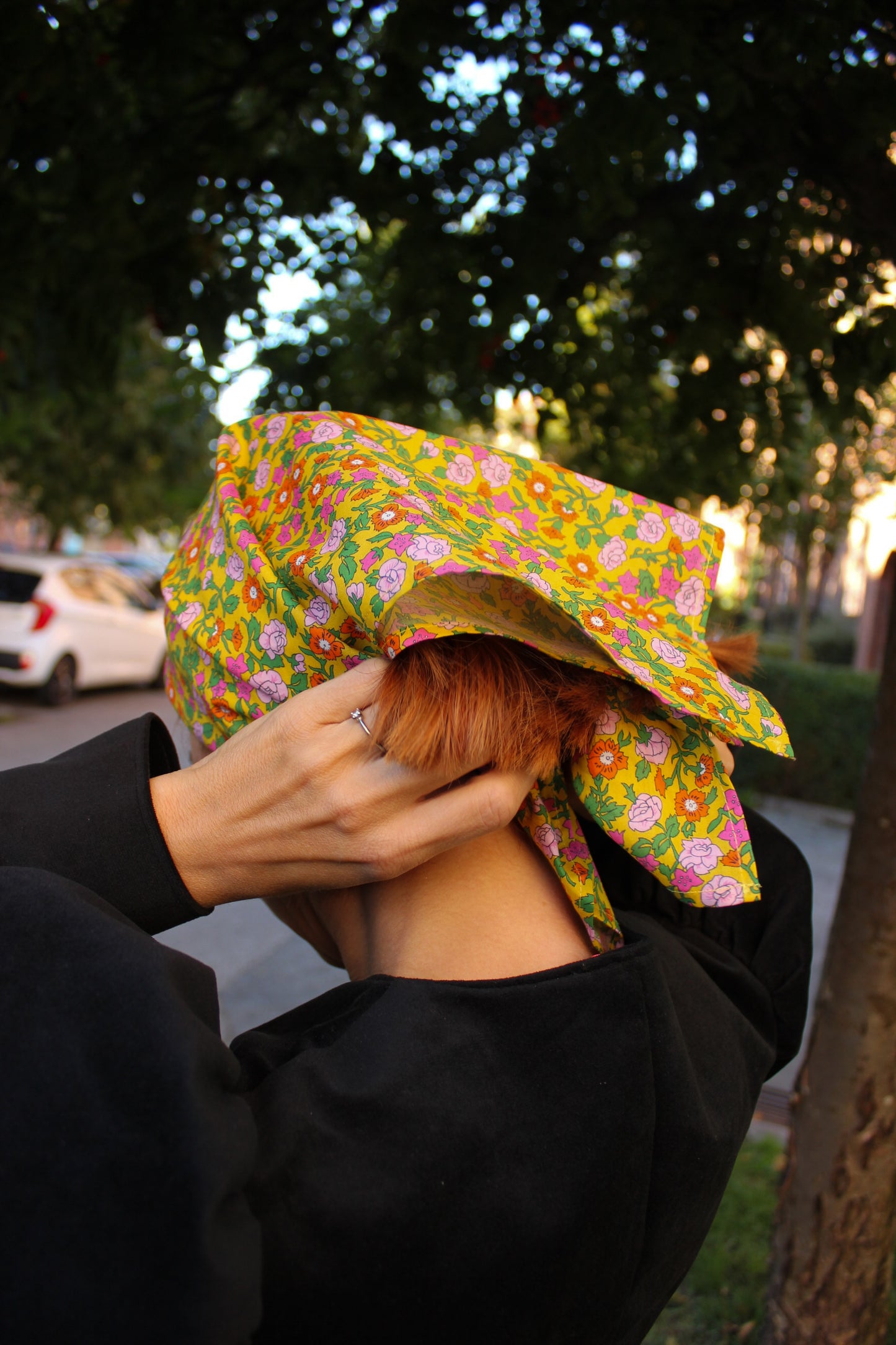 Fanny Scarf - Yellow Meadow READY TO SHIP