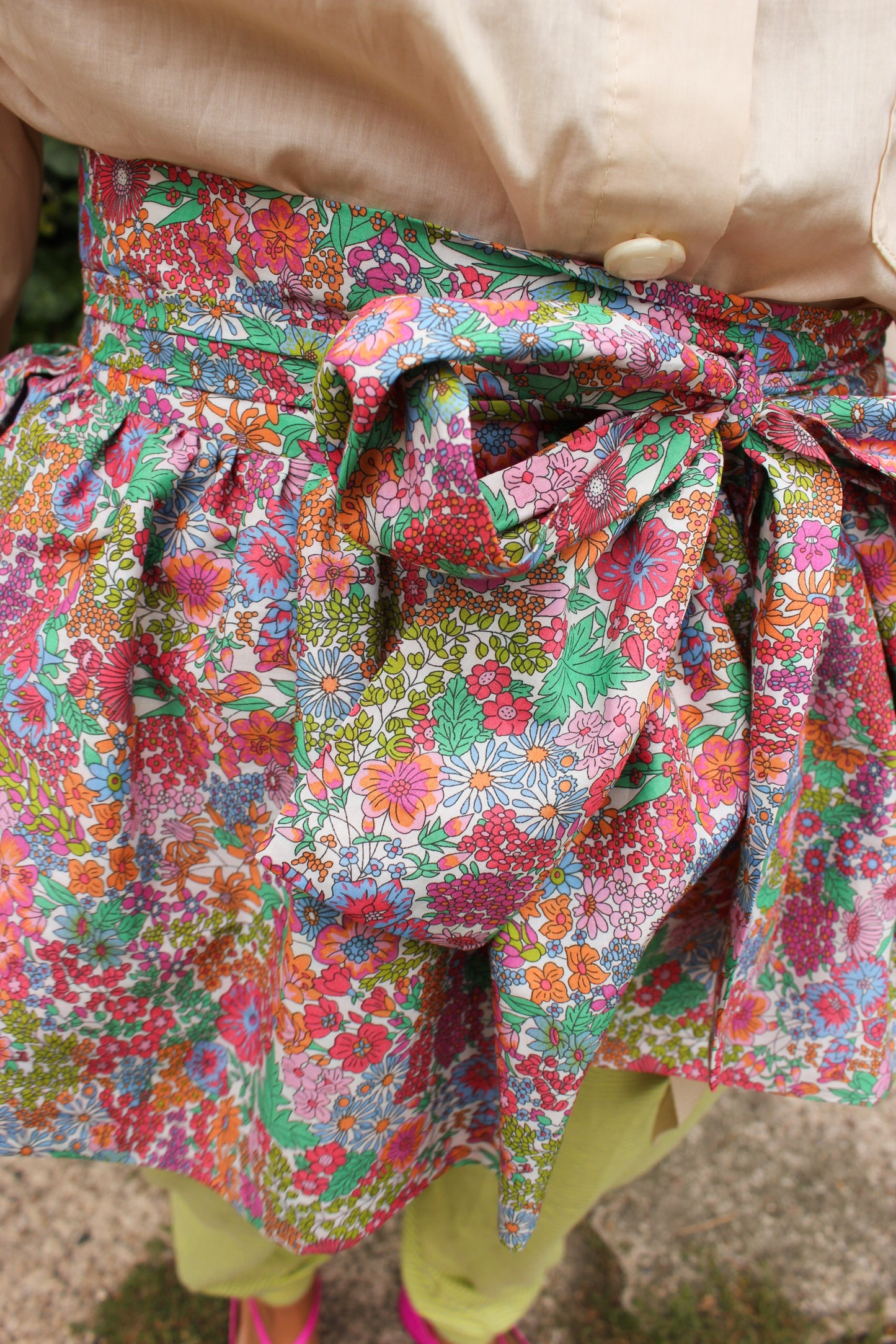 Bobbie Beam Wrap Skirt - Petal Fusion