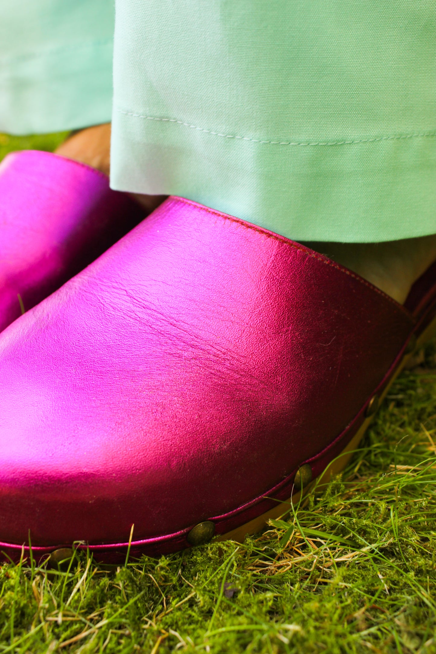 Odd Lemon x Pitta Clogs - Metallic Steps