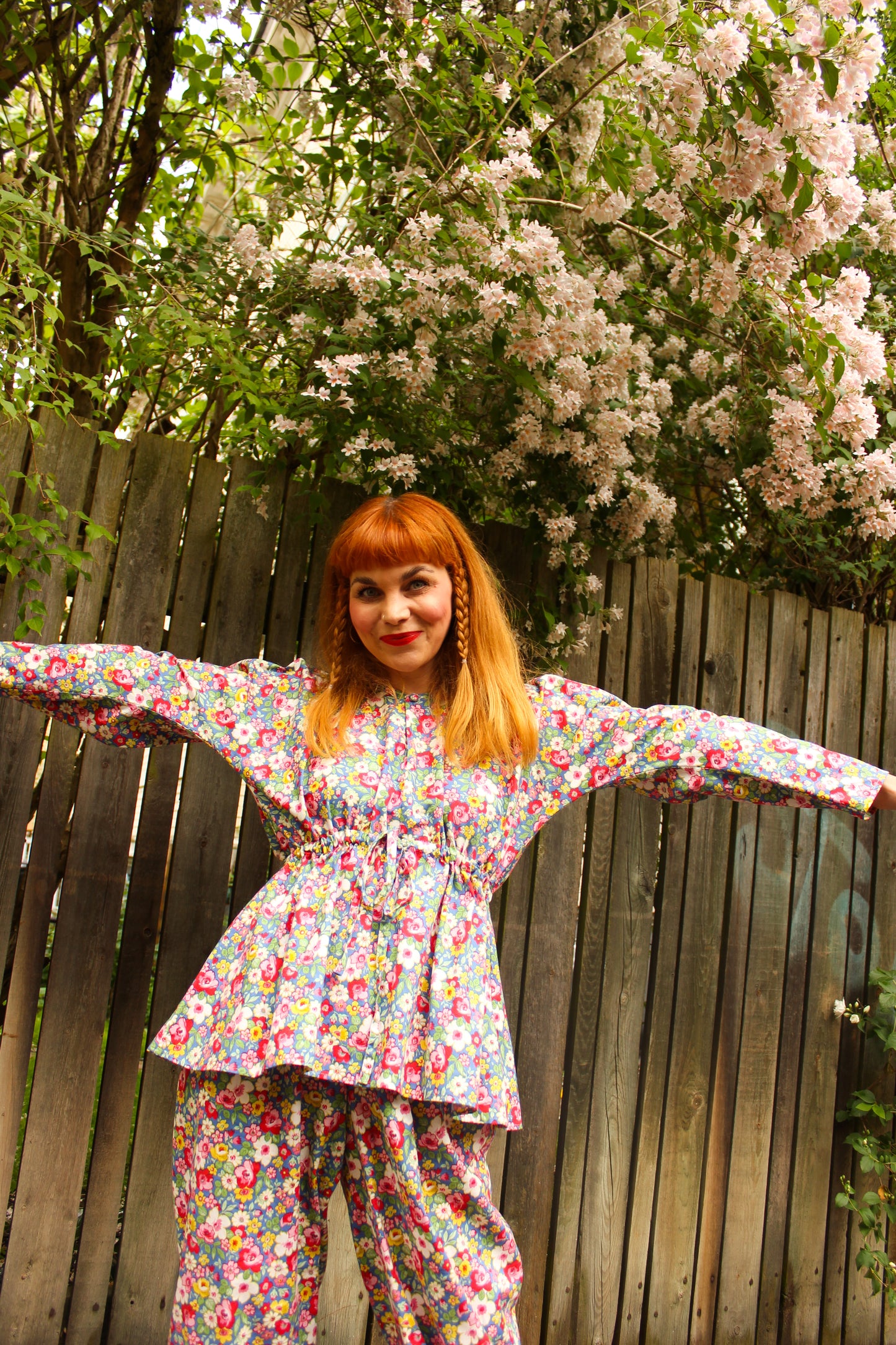 Boom Bloom Top - Blue Meadow