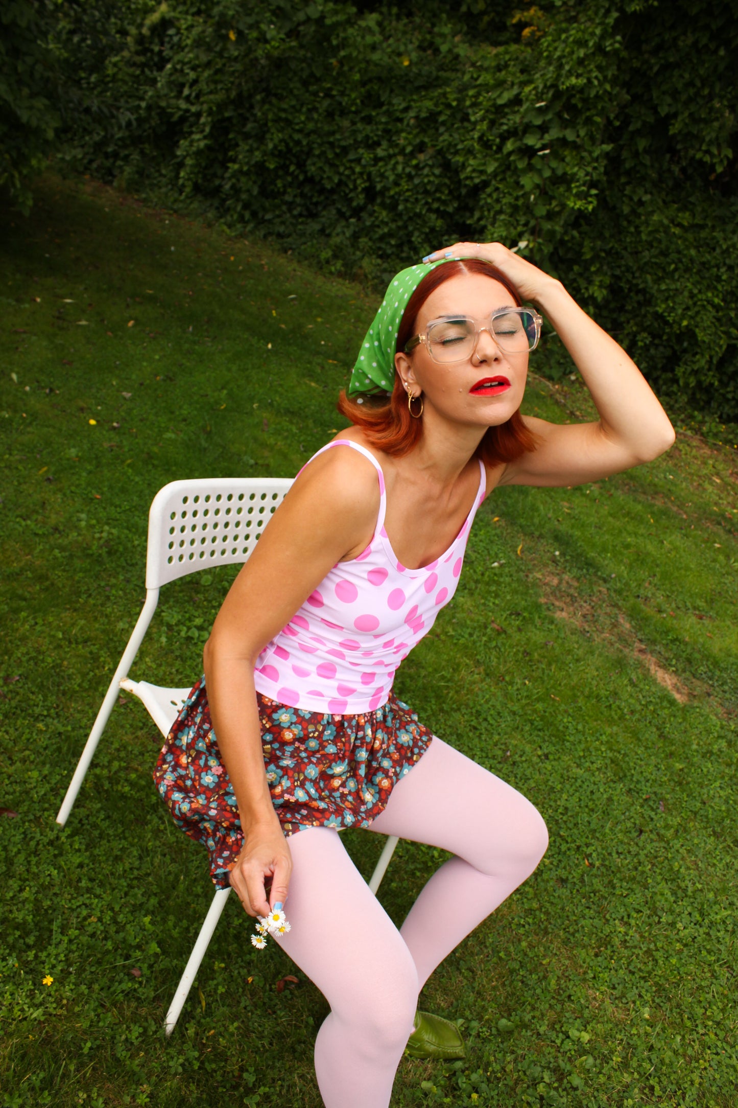 Balula Singlet - Pink Dottie READY TO SHIP