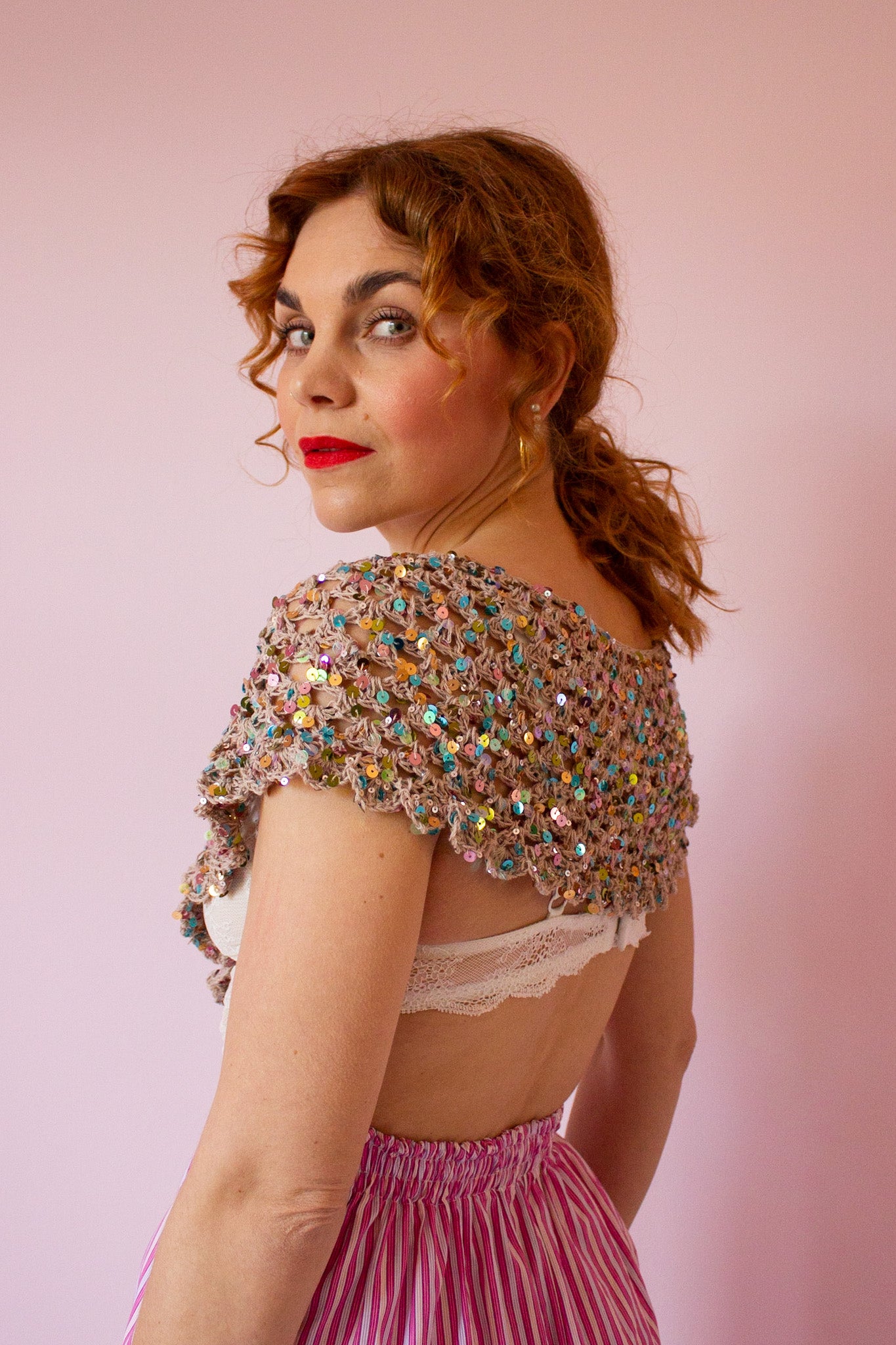 Bella Donna Sequin Bolero & Belt Skirt - Crochet Pattern (DK)