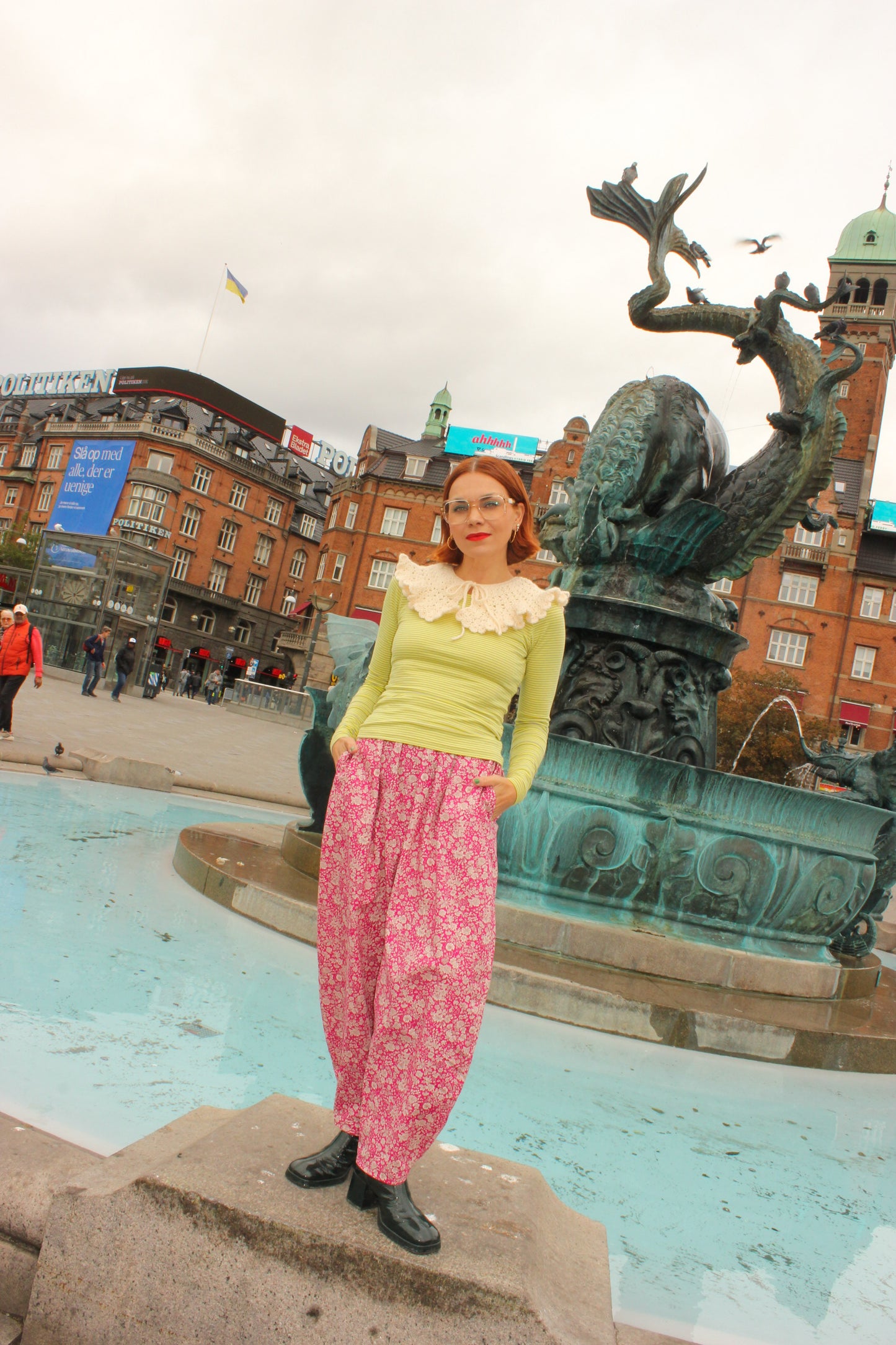 Boom Balloon Pants - Pink Bloom