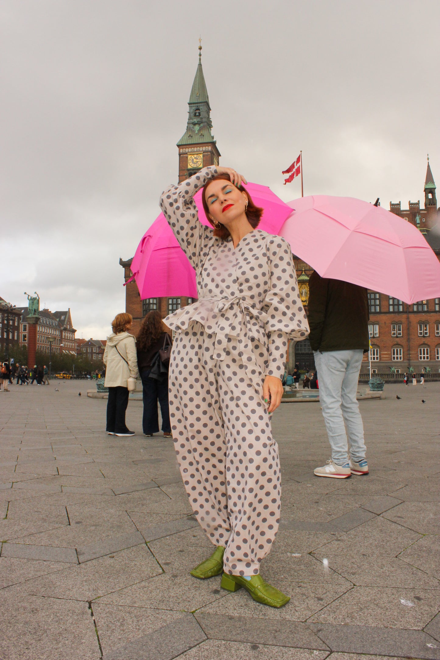Keep Me Close Top - Dusty Dots
