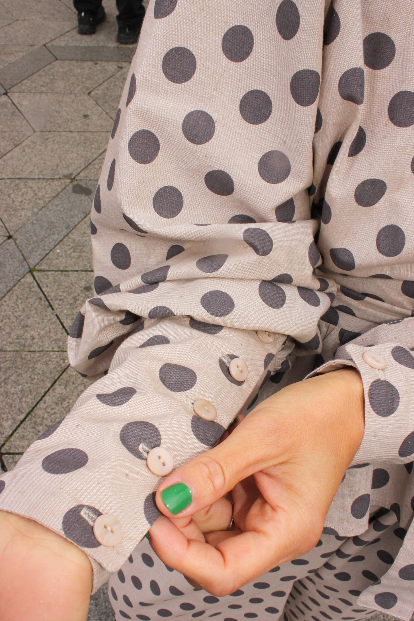 Keep Me Close Top - Dusty Dots