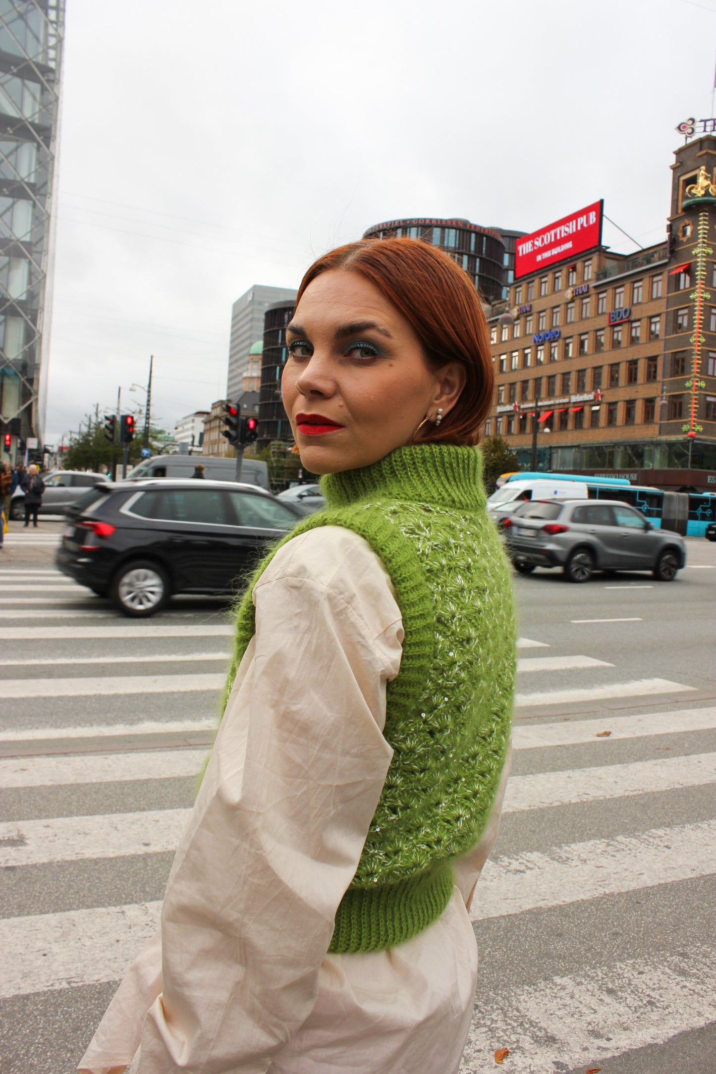 Ada Slipover Vest - Crochet Pattern (DK)