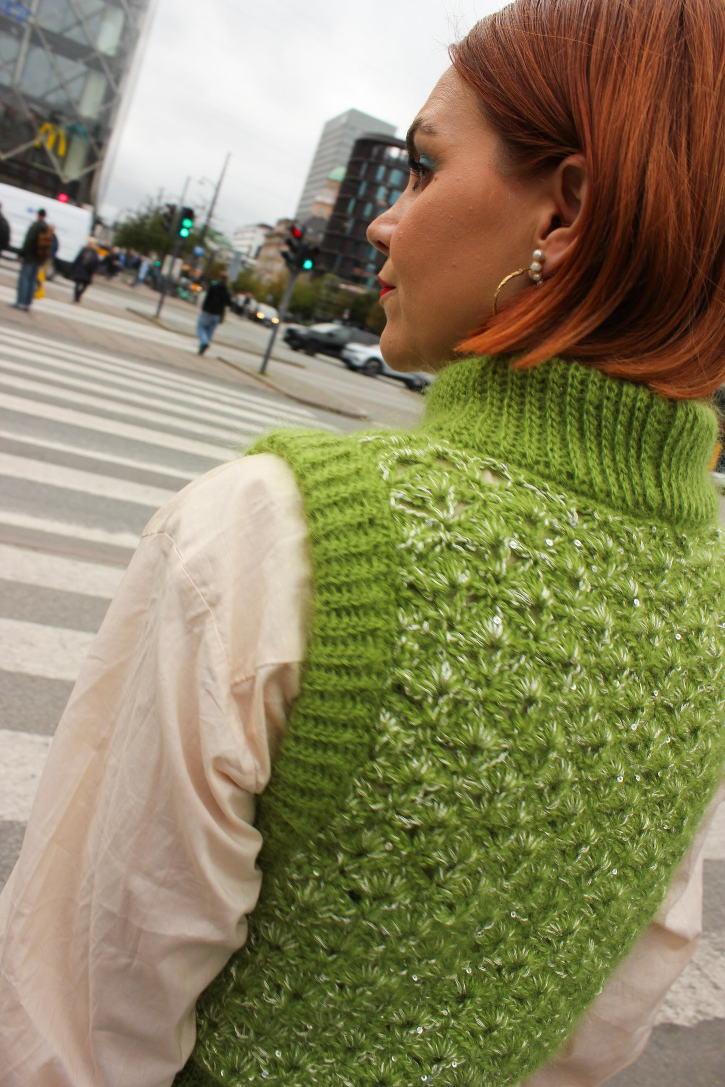 Ada Slipover Vest - Crochet Pattern (DK)