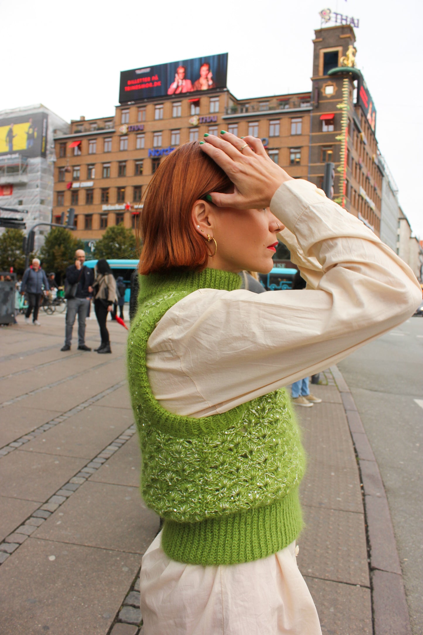 Ada Slipover Vest - Crochet Pattern (DK)