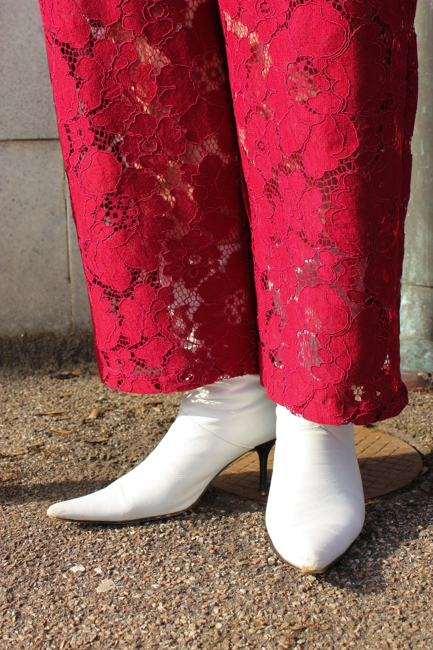 Prysselius Lace Pants - Butterfly Burgundy