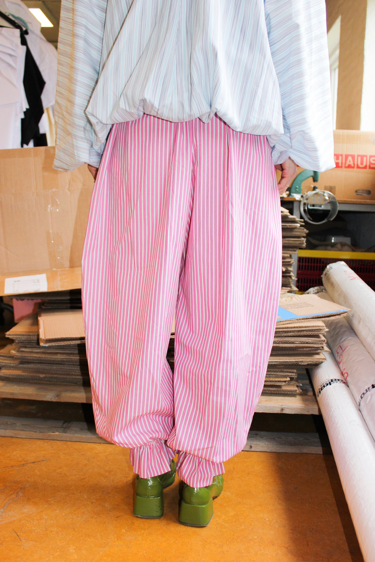 Nancy Mamelukes - Lollipop Pink Stripes