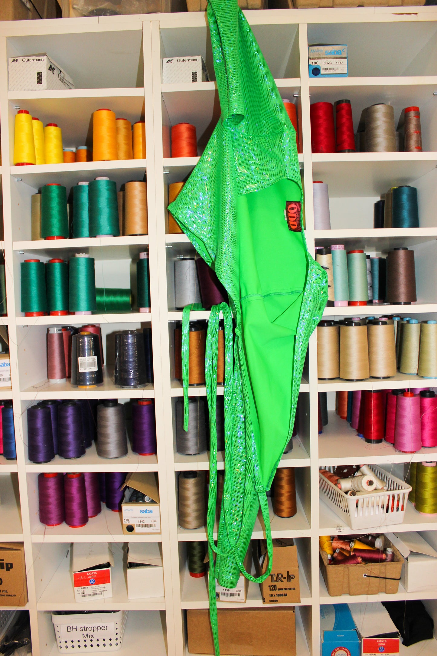 Hold Me Tight Wrap Top - Shimmering Alien